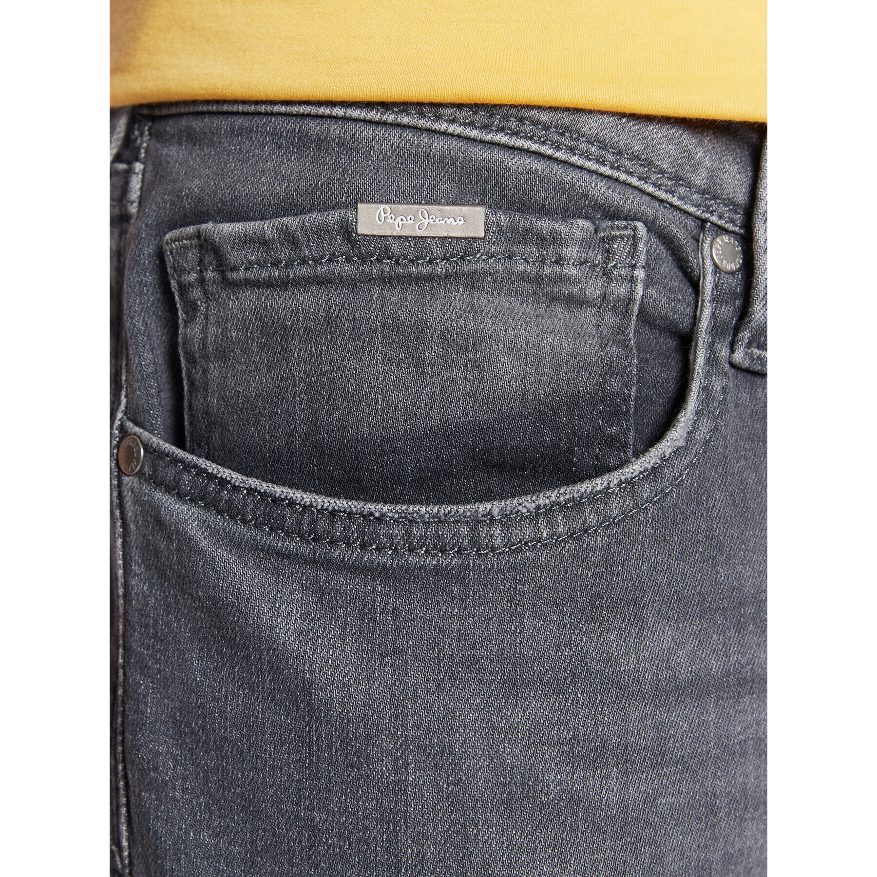 Pepe Jeans Blugi Finsbury PM206321 Gri Skinny Fit - Pled.ro