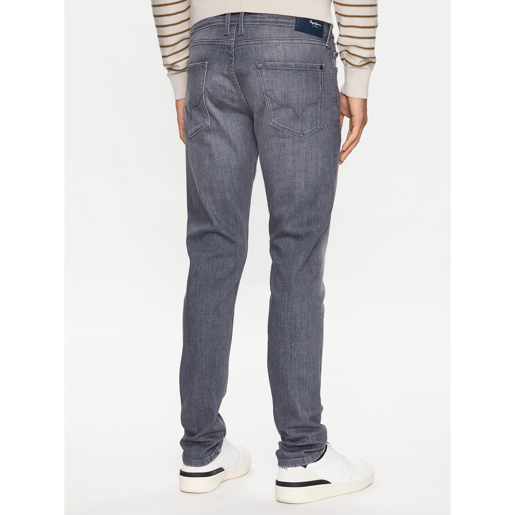 Pepe Jeans Blugi Finsbury PM206321 Gri Skinny Fit - Pled.ro