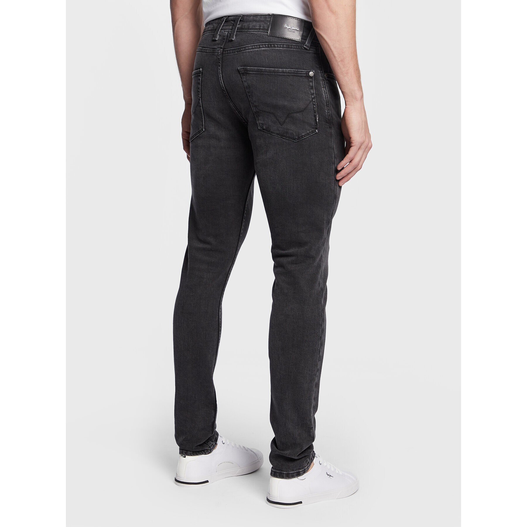 Pepe Jeans Blugi Finsbury PM206321 Negru Skinny Fit - Pled.ro