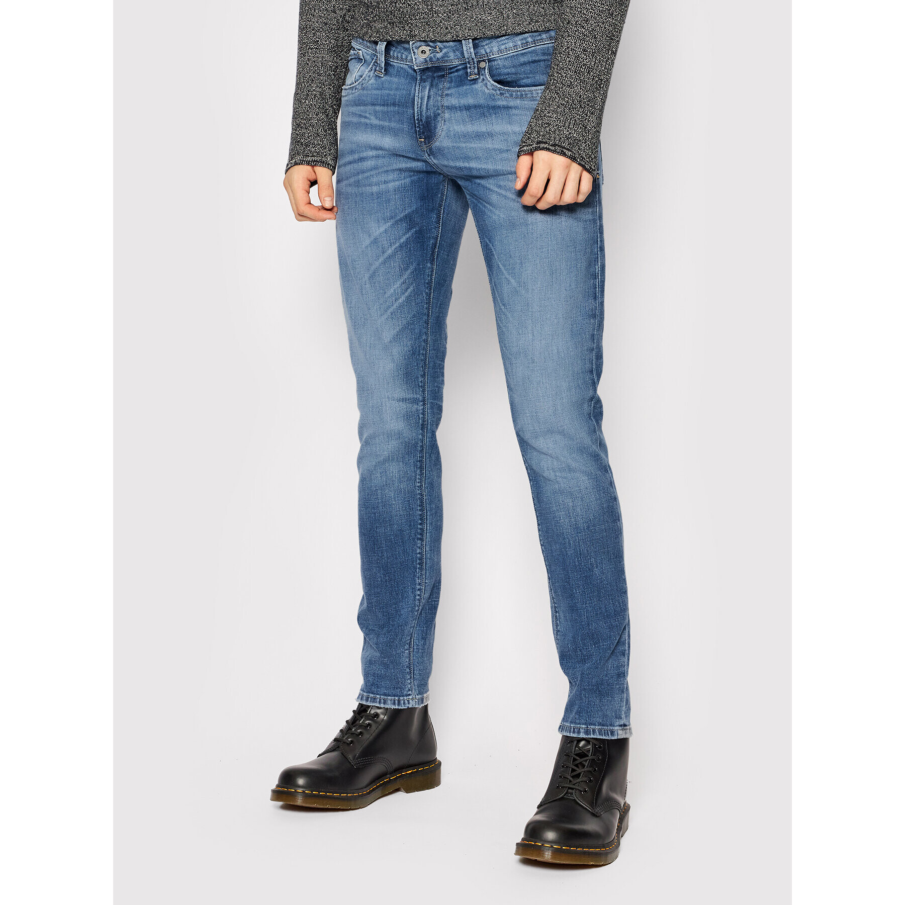 Pepe Jeans Blugi Hatch PM206322 Albastru Slim Fit - Pled.ro