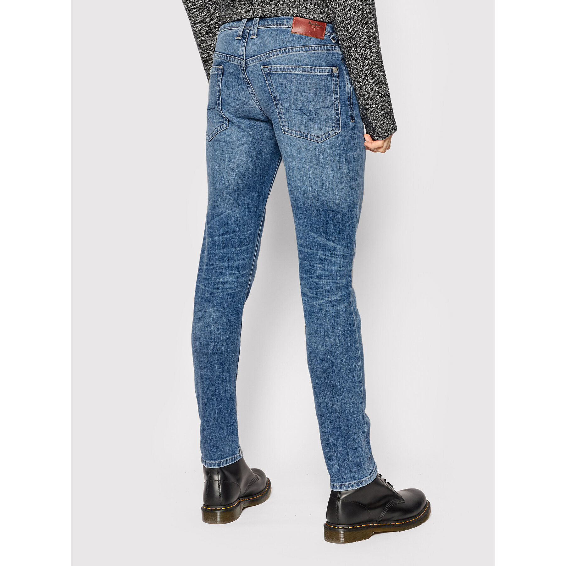 Pepe Jeans Blugi Hatch PM206322 Albastru Slim Fit - Pled.ro