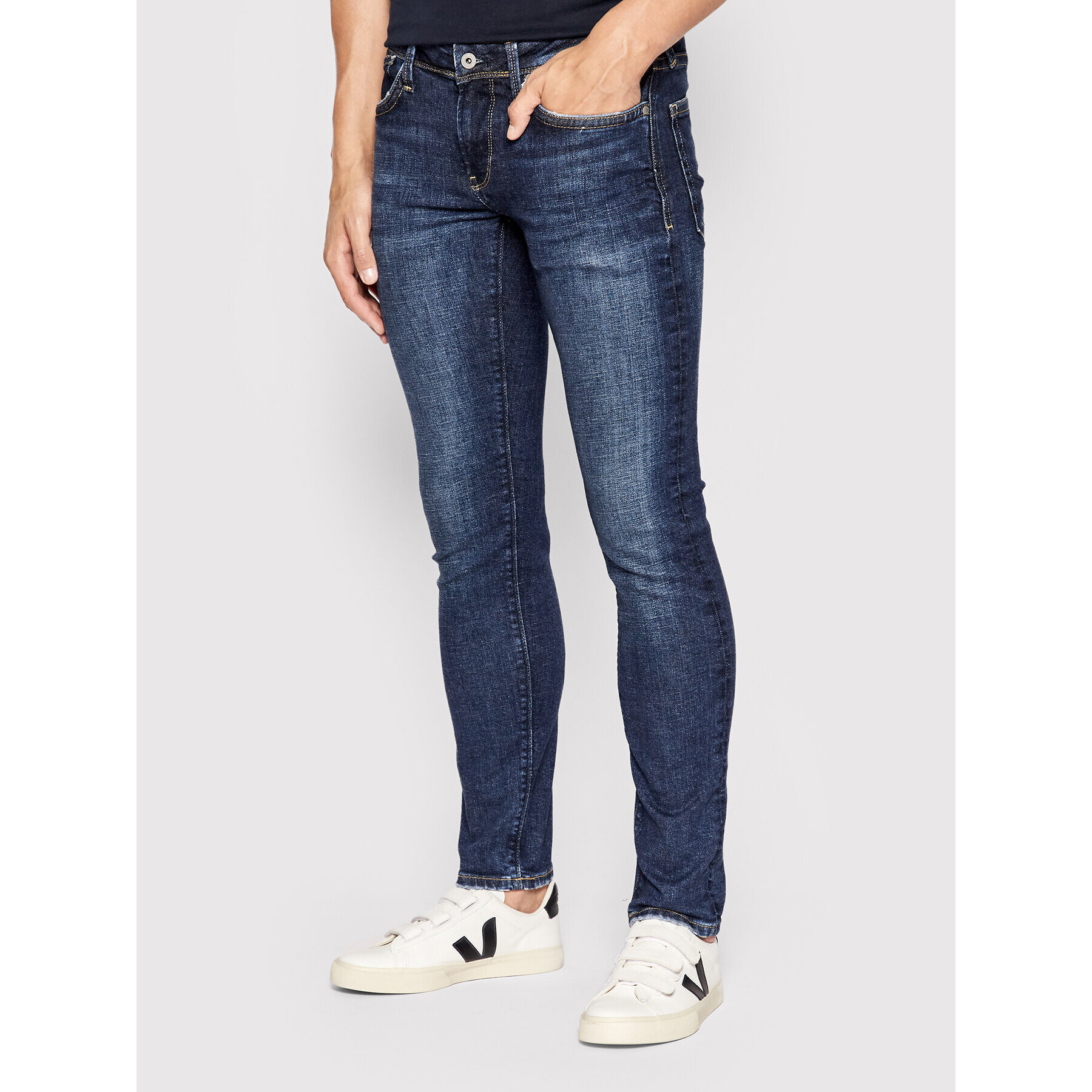 Pepe Jeans Blugi Hatch PM206322 Bleumarin Slim Fit - Pled.ro