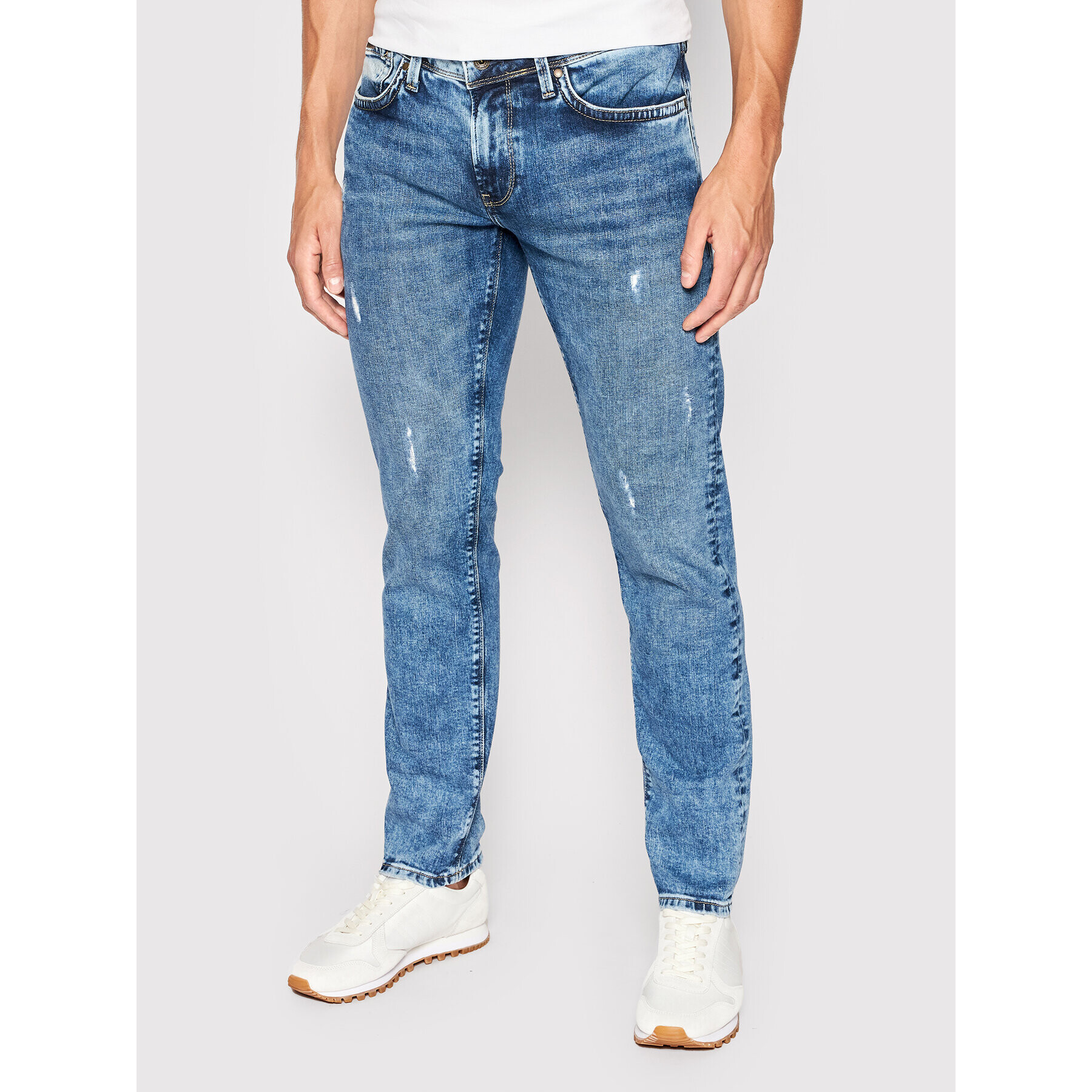 Pepe Jeans Blugi Hatch PM206322 Bleumarin Slim Fit - Pled.ro