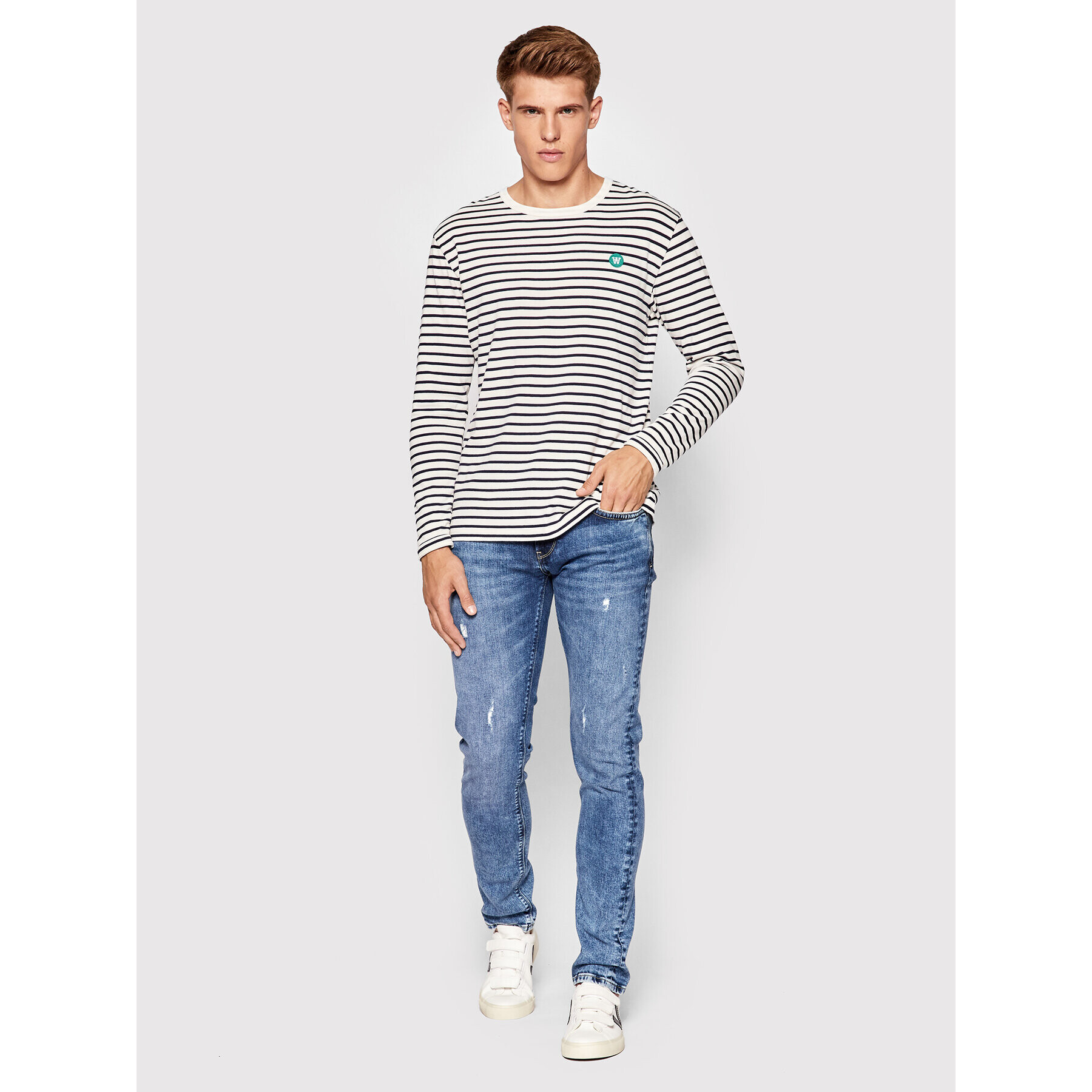 Pepe Jeans Blugi Hatch PM206322 Bleumarin Slim Fit - Pled.ro