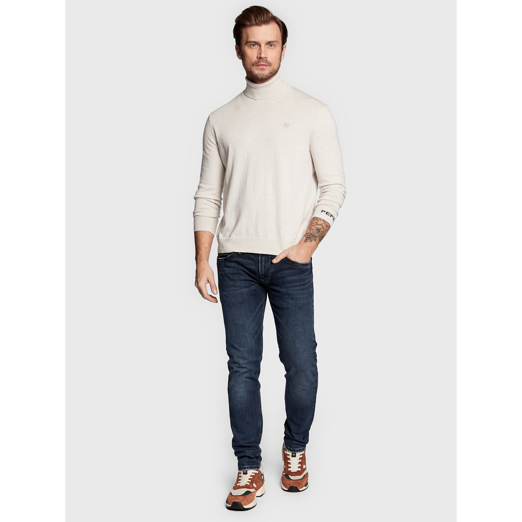 Pepe Jeans Blugi Hatch PM206322 Bleumarin Slim Fit - Pled.ro