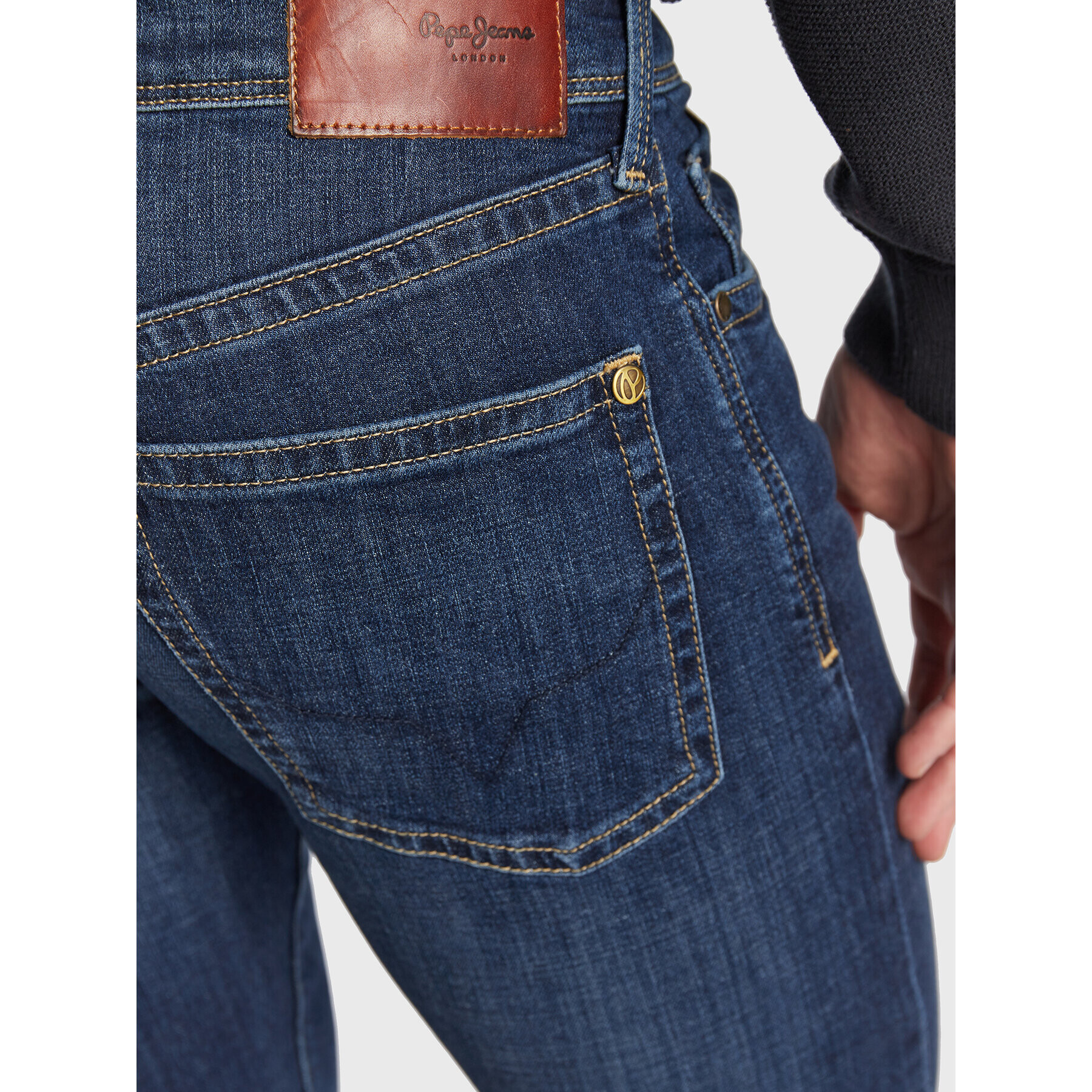 Pepe Jeans Blugi Hatch PM206322 Bleumarin Slim Fit - Pled.ro