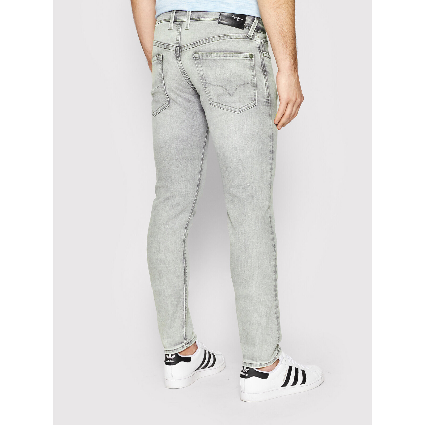 Pepe Jeans Blugi Hatch PM206322 Gri Slim Fit - Pled.ro