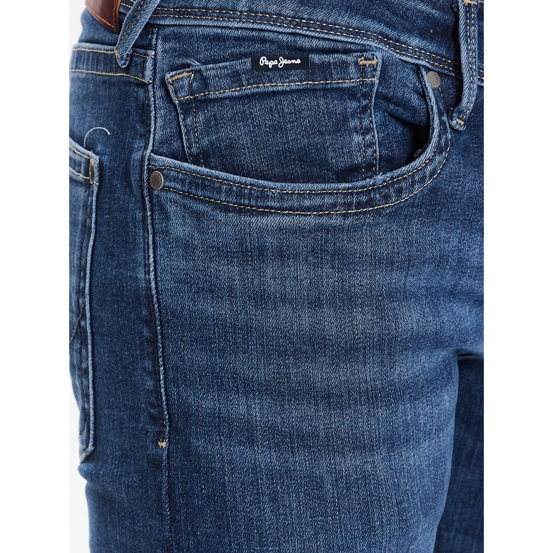 Pepe Jeans Blugi Hatch PM206322HN0 Albastru Slim Fit - Pled.ro