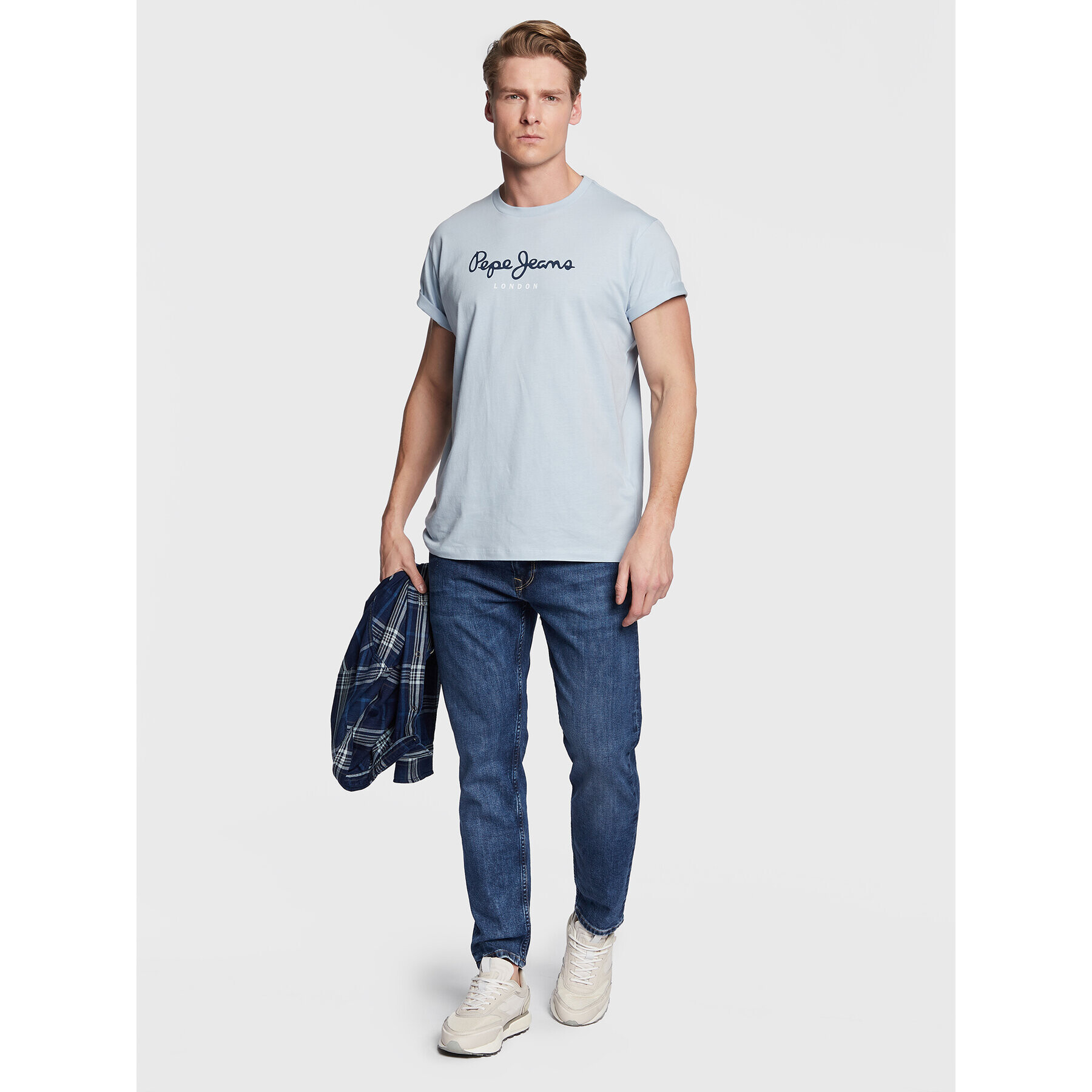 Pepe Jeans Blugi Hatch PM206323 Bleumarin Slim Fit - Pled.ro