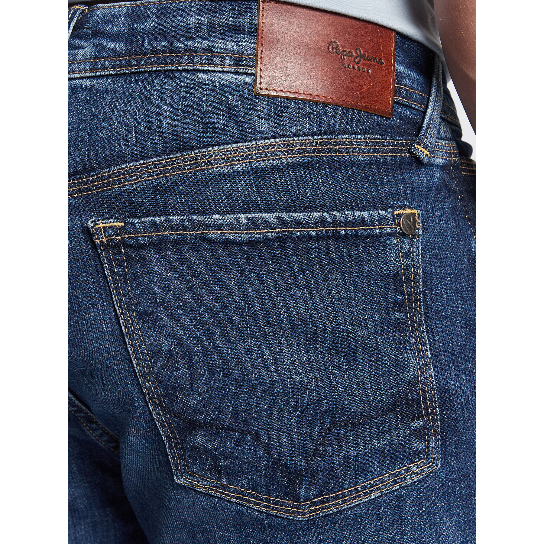 Pepe Jeans Blugi Hatch PM206323 Bleumarin Slim Fit - Pled.ro