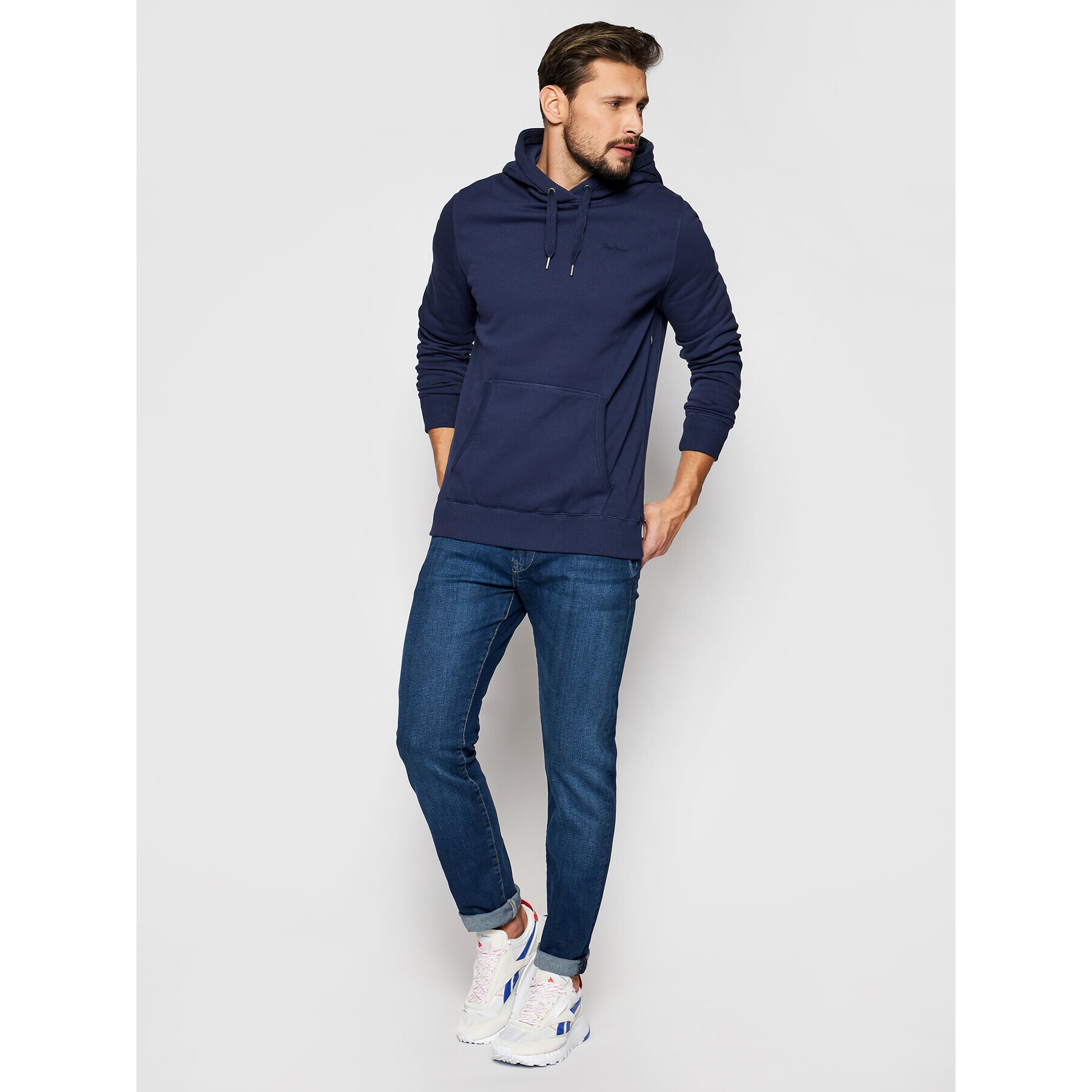 Pepe Jeans Blugi Jamey PM205896 Bleumarin Taper Fit - Pled.ro