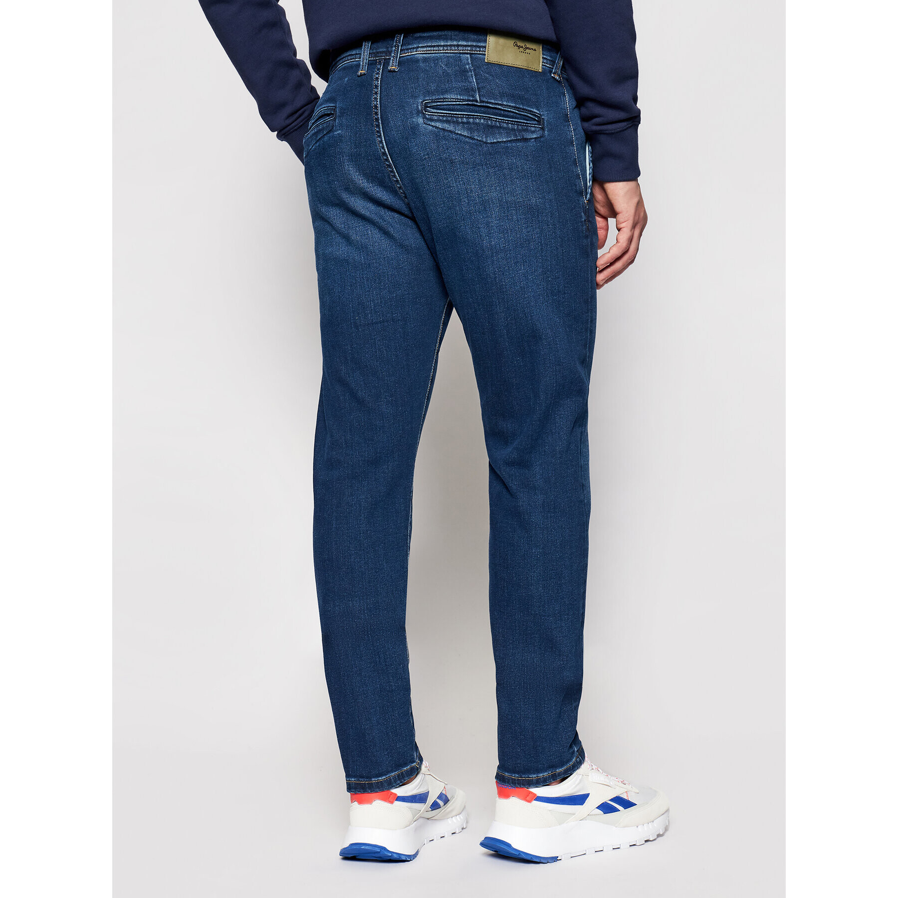 Pepe Jeans Blugi Jamey PM205896 Bleumarin Taper Fit - Pled.ro