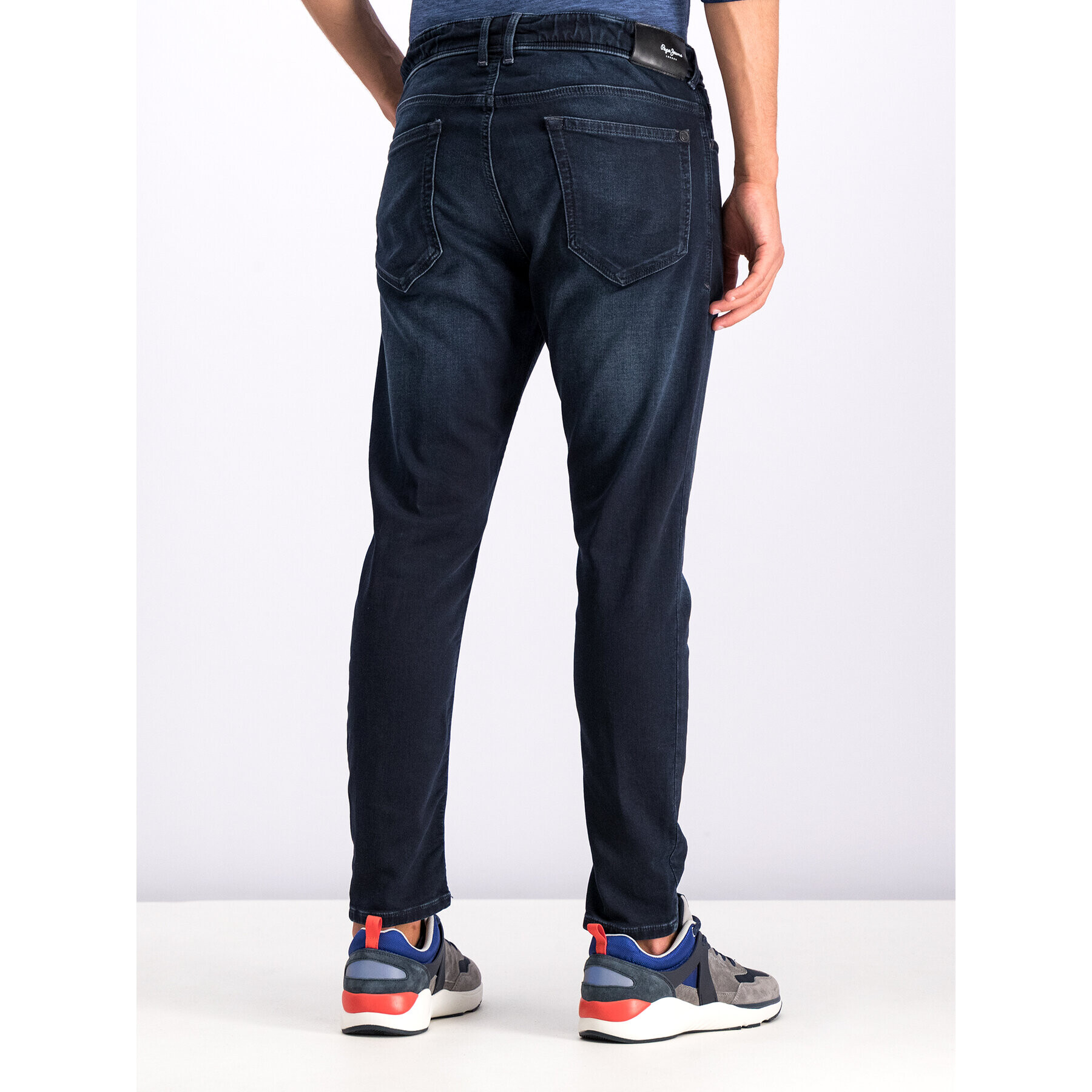 Pepe Jeans Blugi Johnson PM204385 Bleumarin Relaxed Fit - Pled.ro