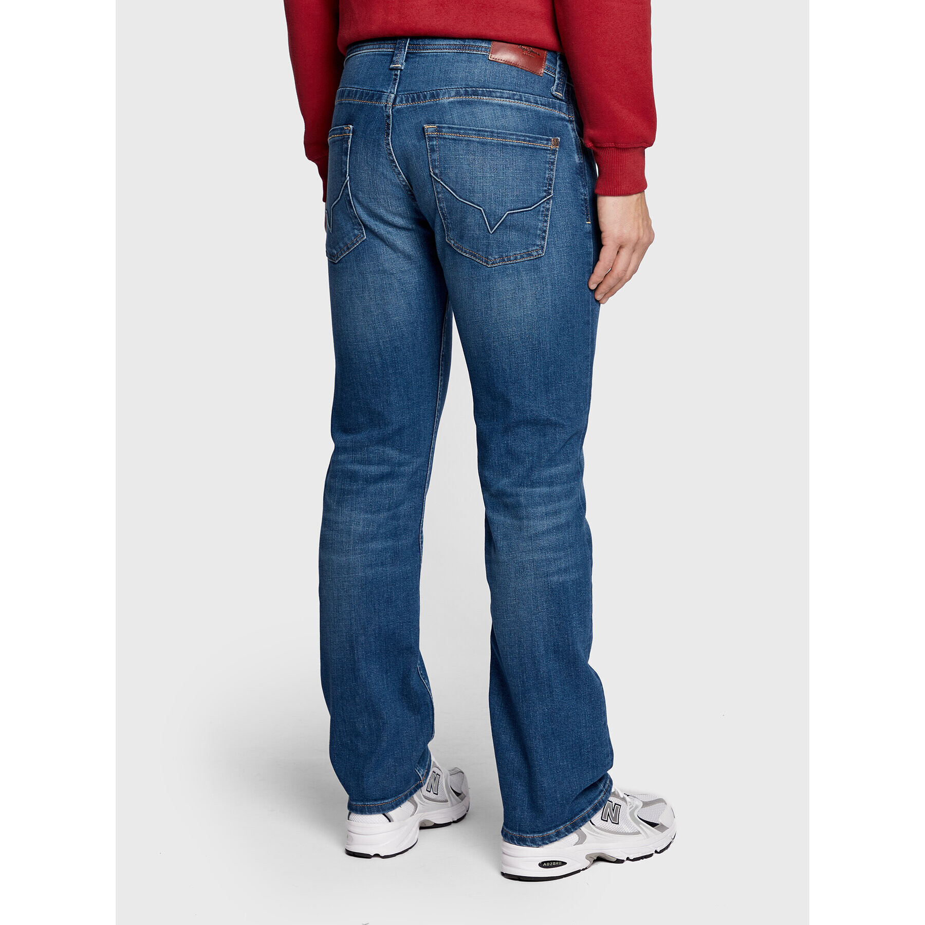 Pepe Jeans Blugi Kingston PM206468 Albastru Relaxed Fit - Pled.ro