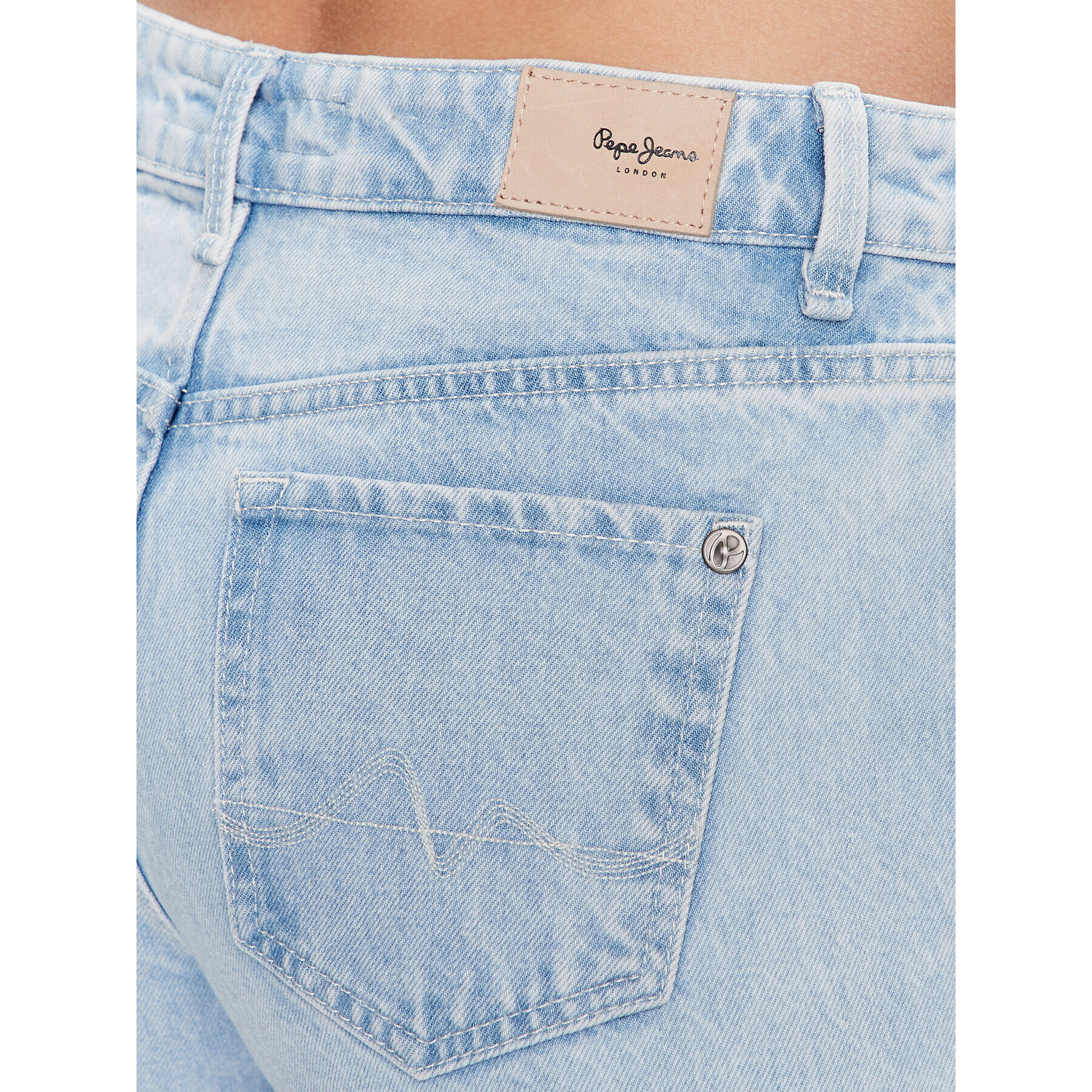 Pepe Jeans Blugi Mary PL204164PD9 Albastru Regular Fit - Pled.ro