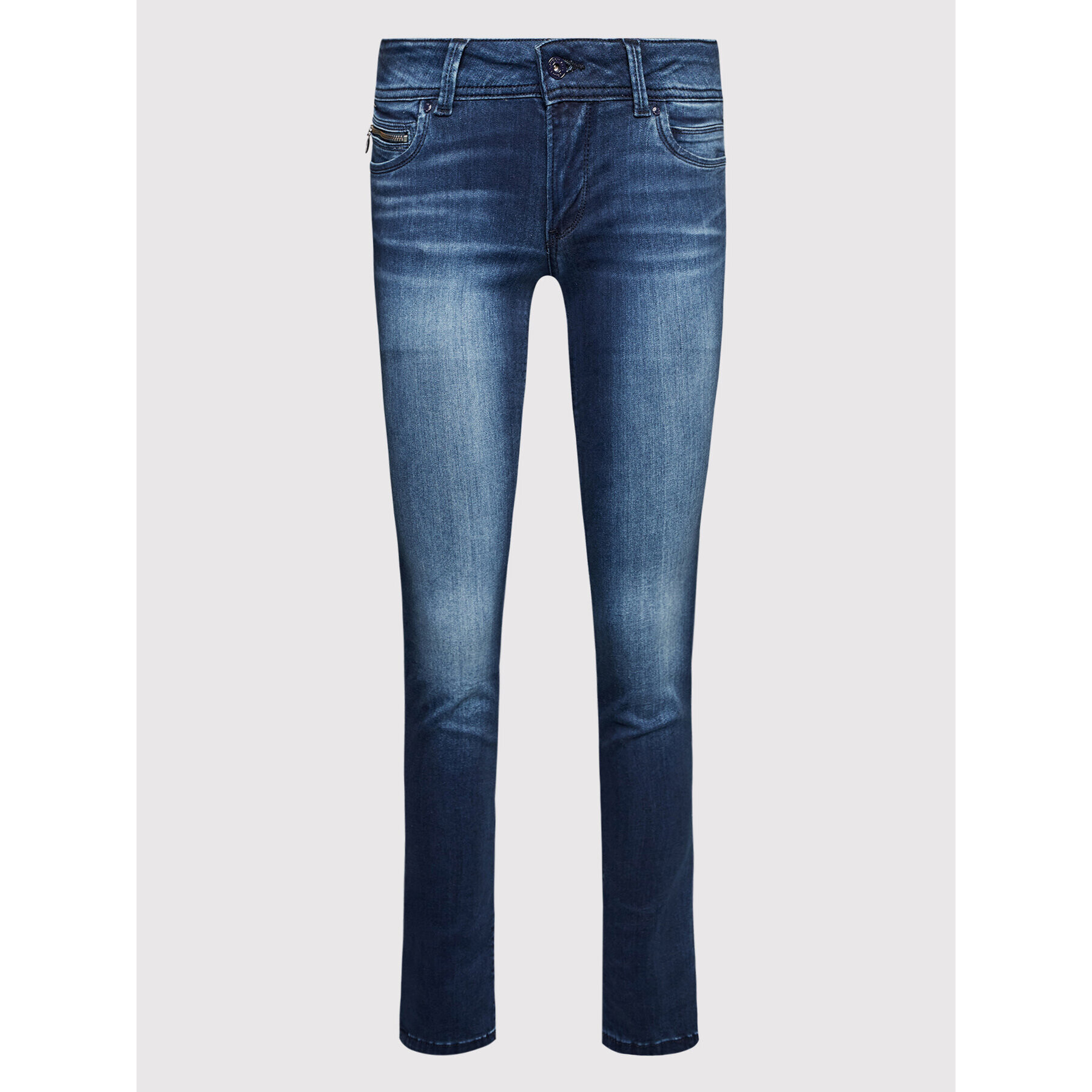 Pepe Jeans Blugi New Brooke PL204165 Bleumarin Slim Fit - Pled.ro