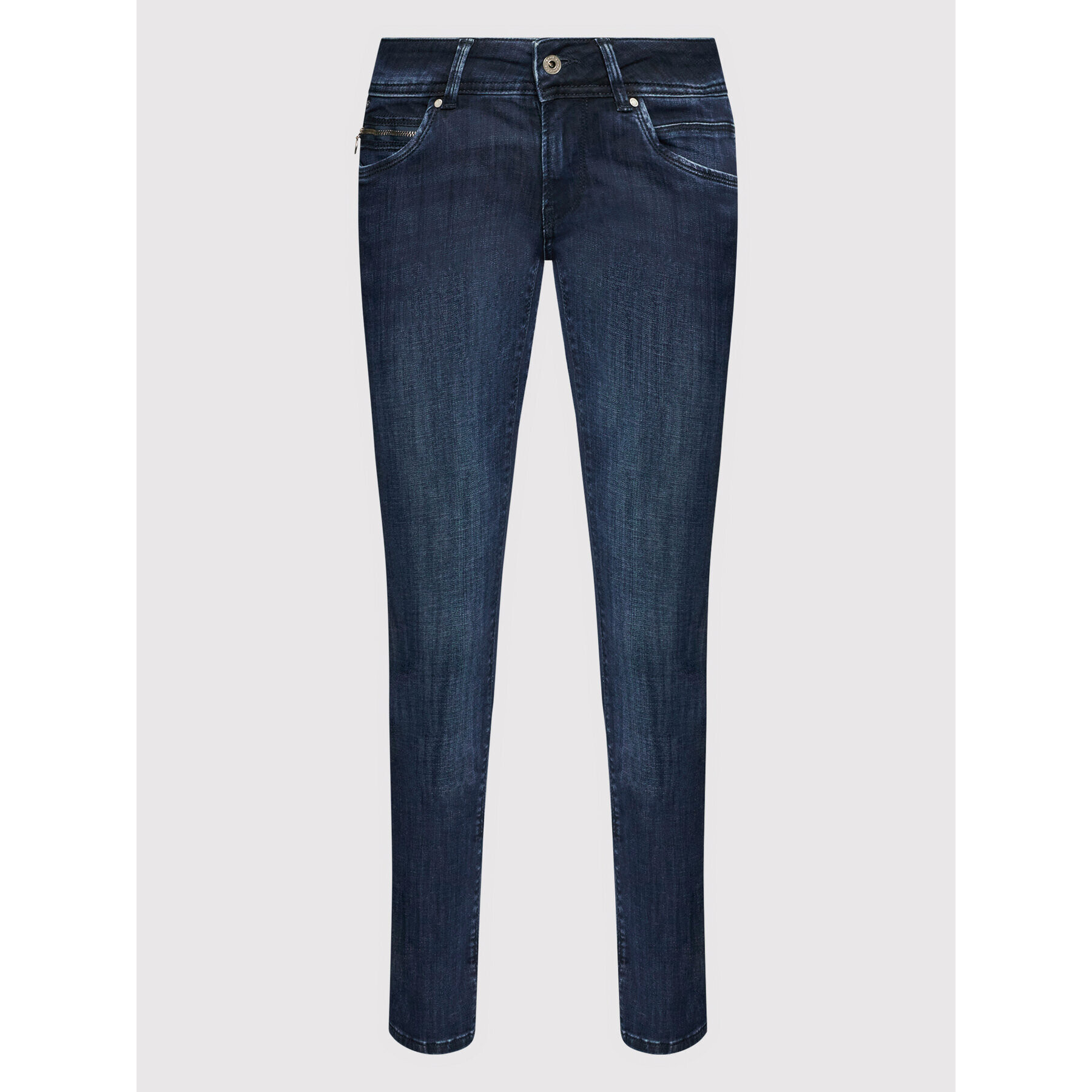 Pepe Jeans Blugi New Brooke PL204165 Bleumarin Slim Fit - Pled.ro