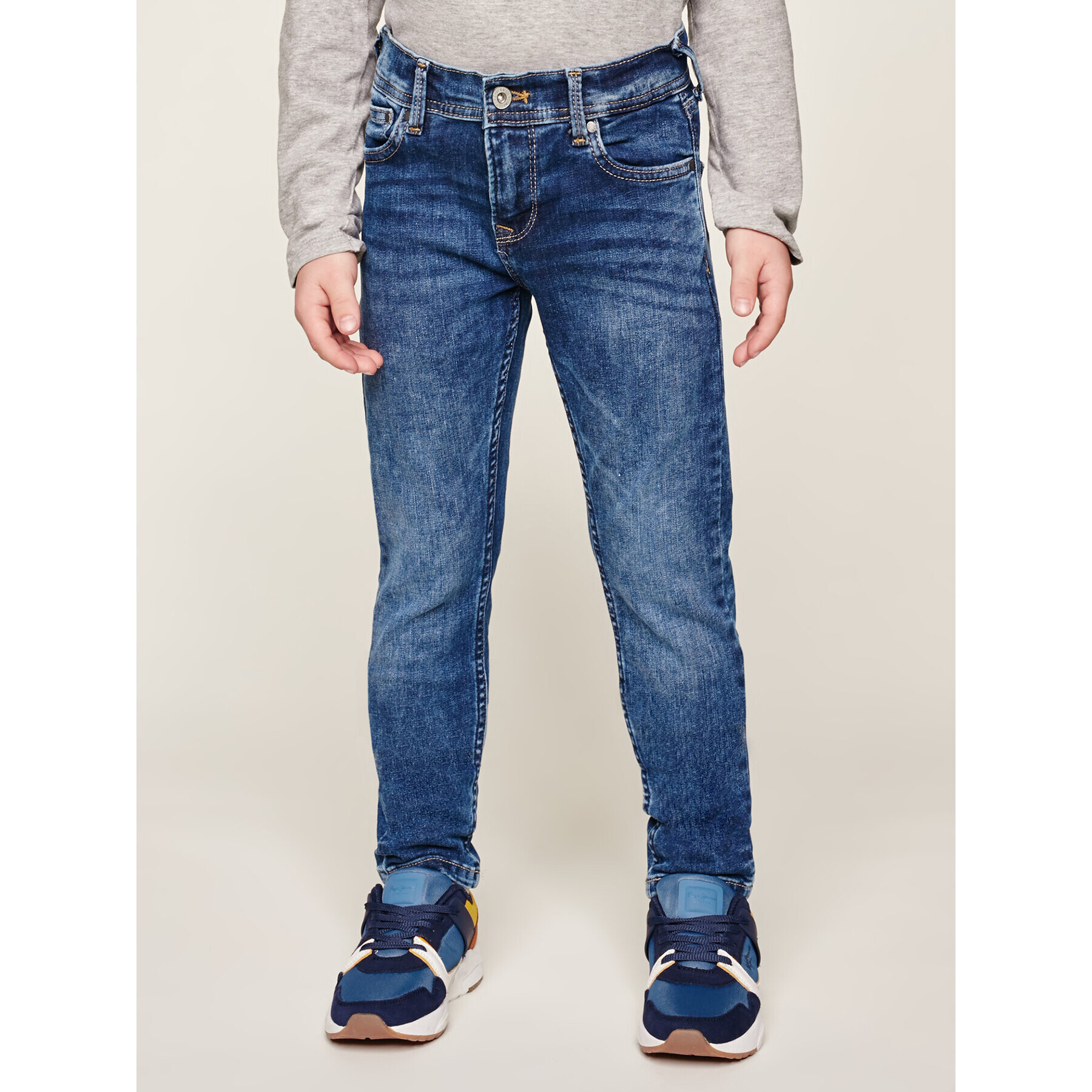 Pepe Jeans Blugi PB200528 Bleumarin Skinny Fit - Pled.ro