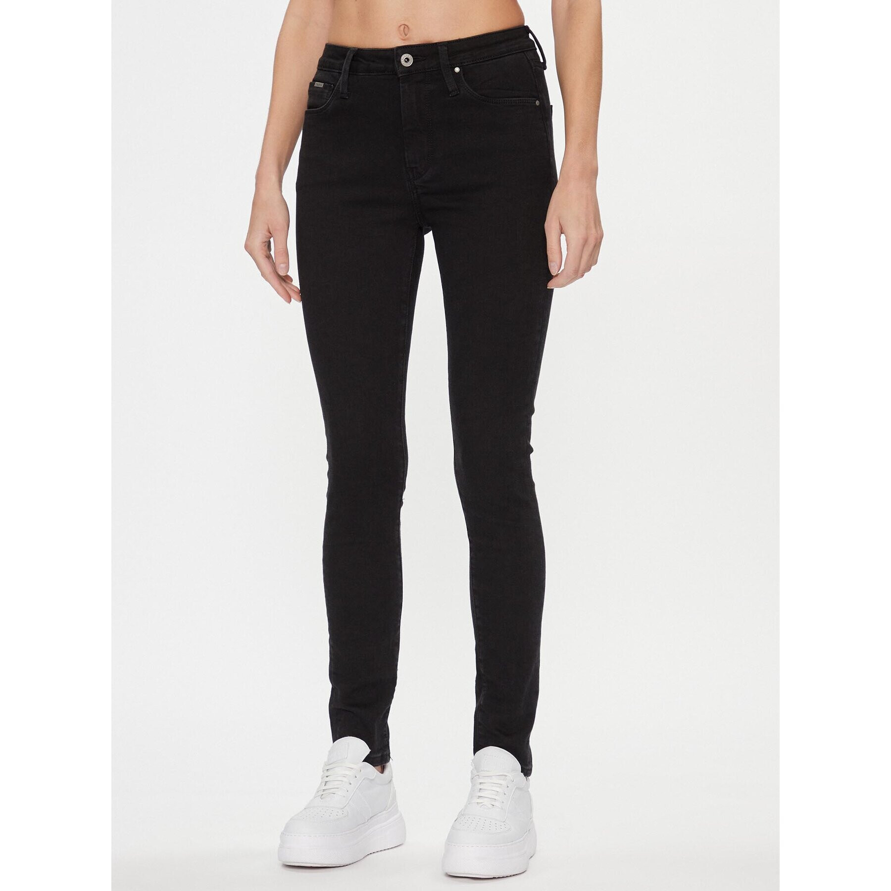 Pepe Jeans Blugi PL204584XG6 Negru Skinny Fit - Pled.ro