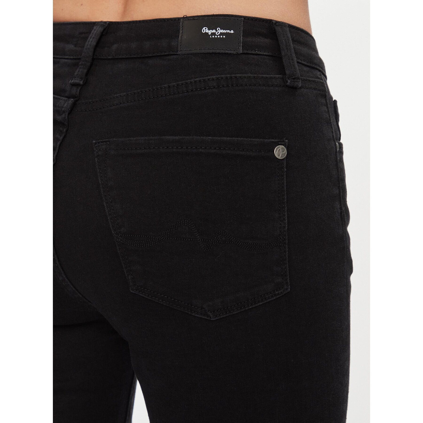 Pepe Jeans Blugi PL204584XG6 Negru Skinny Fit - Pled.ro