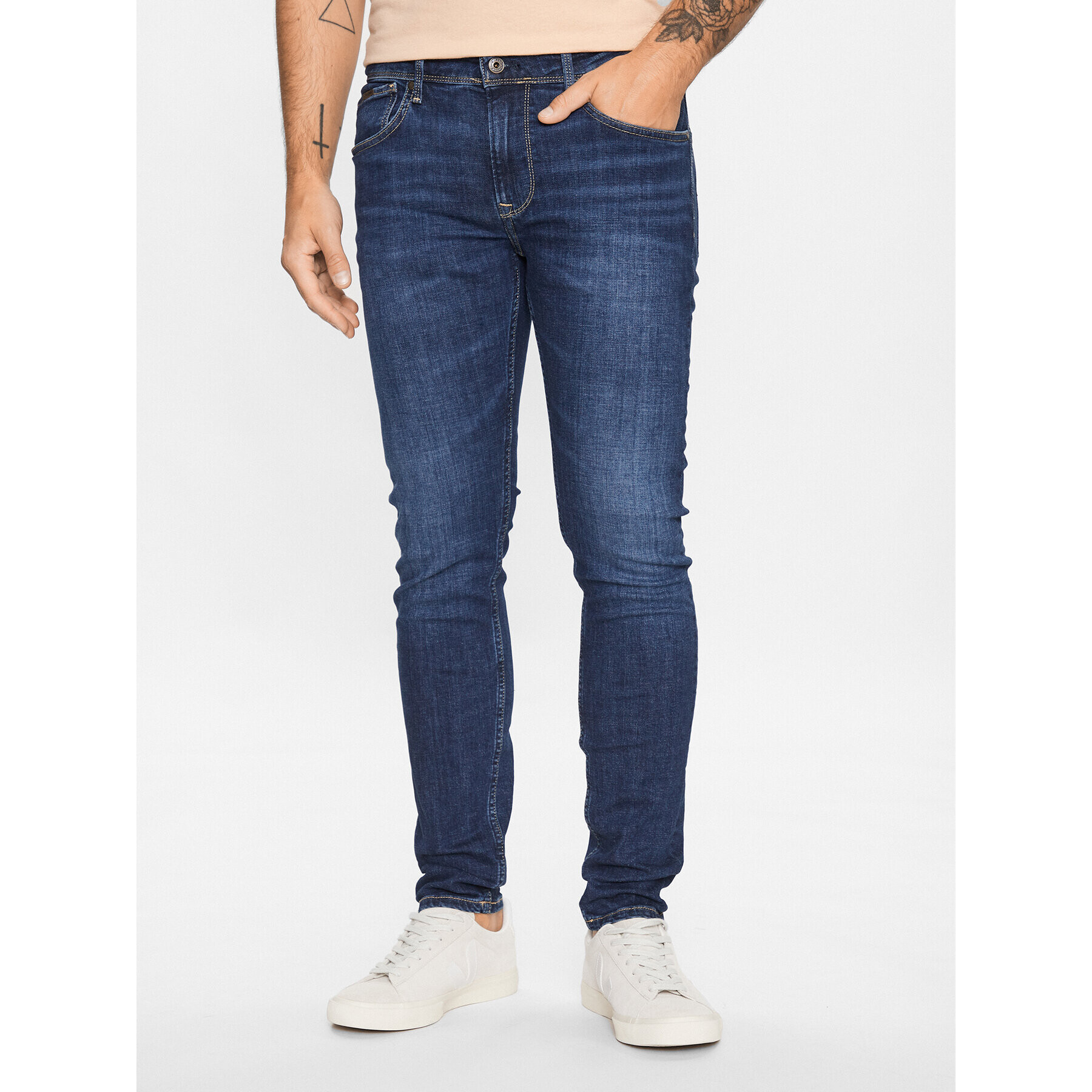 Pepe Jeans Blugi PM206321 Bleumarin Skinny Fit - Pled.ro