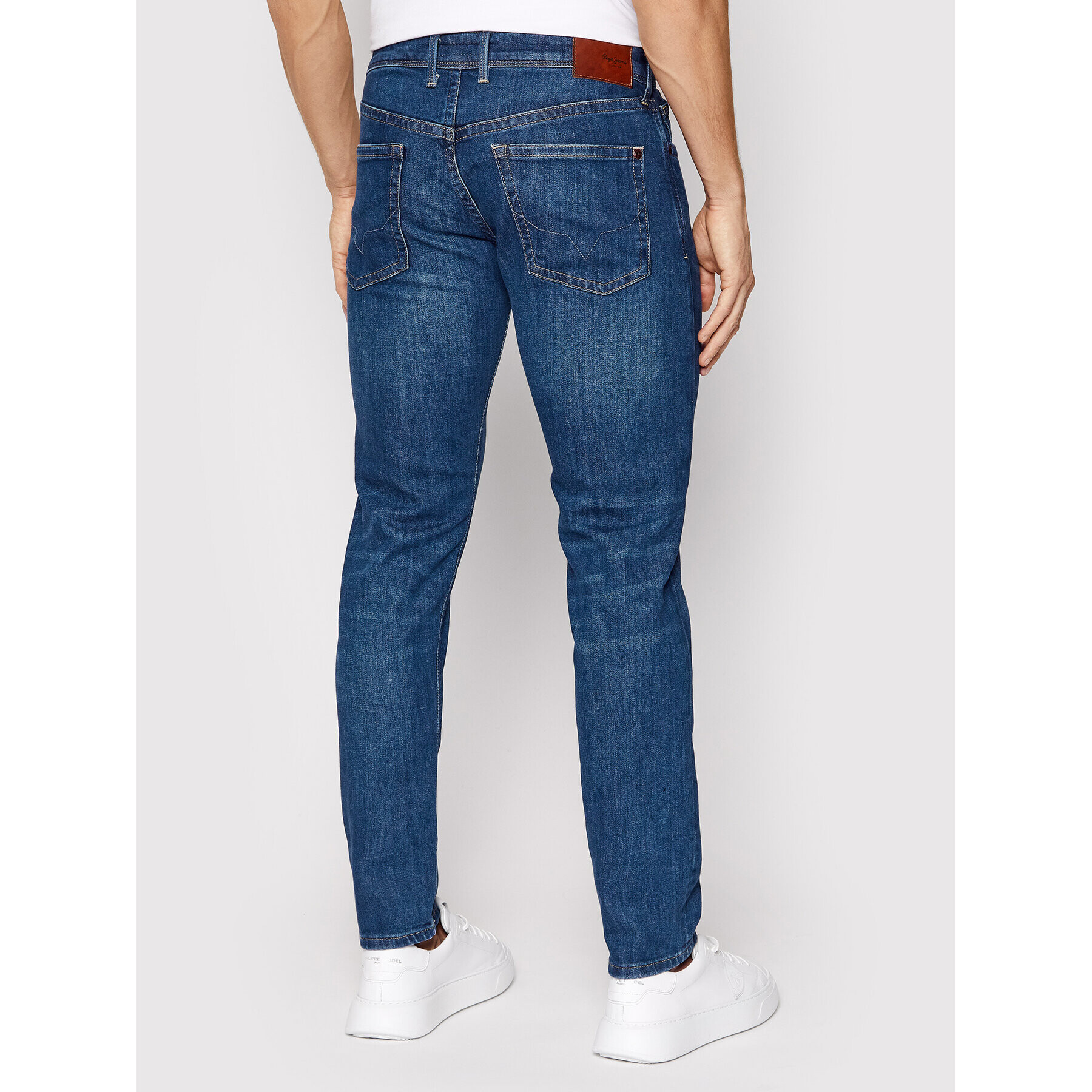 Pepe Jeans Blugi PM206322 Bleumarin Slim Fit - Pled.ro