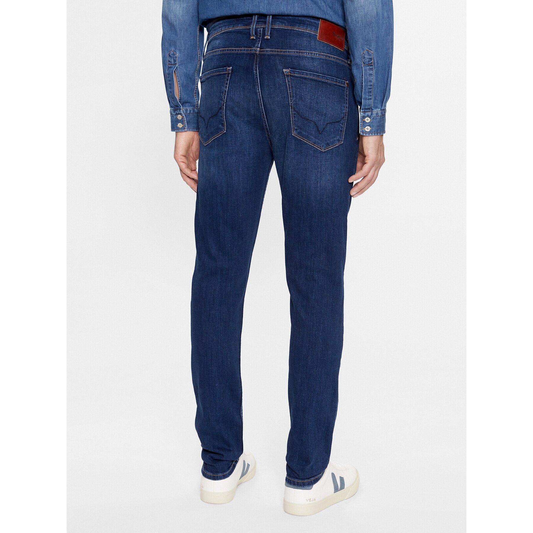 Pepe Jeans Blugi PM207387 Albastru Skinny Fit - Pled.ro