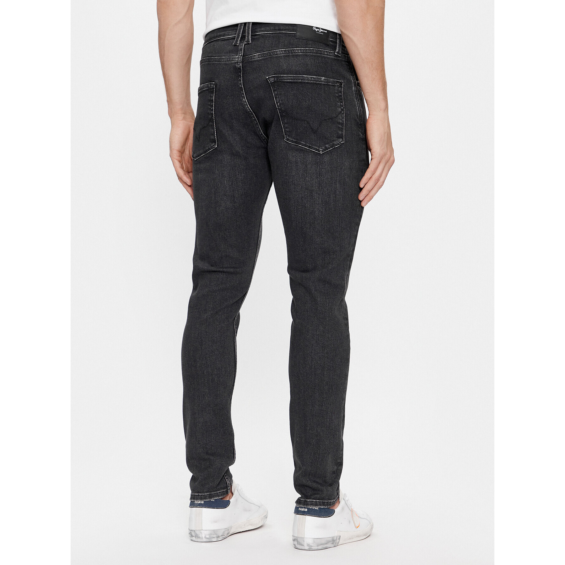 Pepe Jeans Blugi PM207387 Gri Skinny Fit - Pled.ro