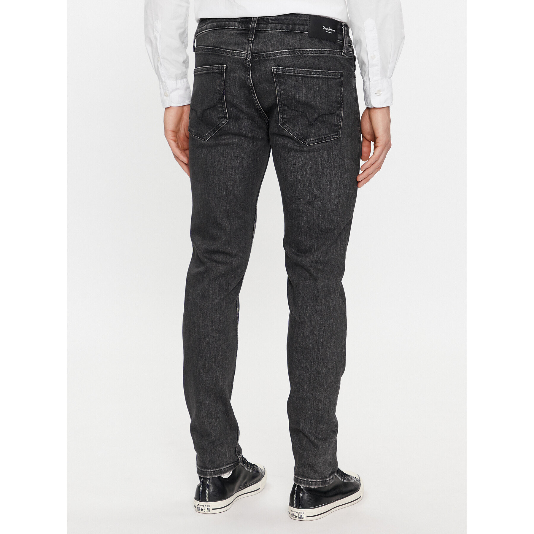 Pepe Jeans Blugi PM207388 Negru Slim Fit - Pled.ro