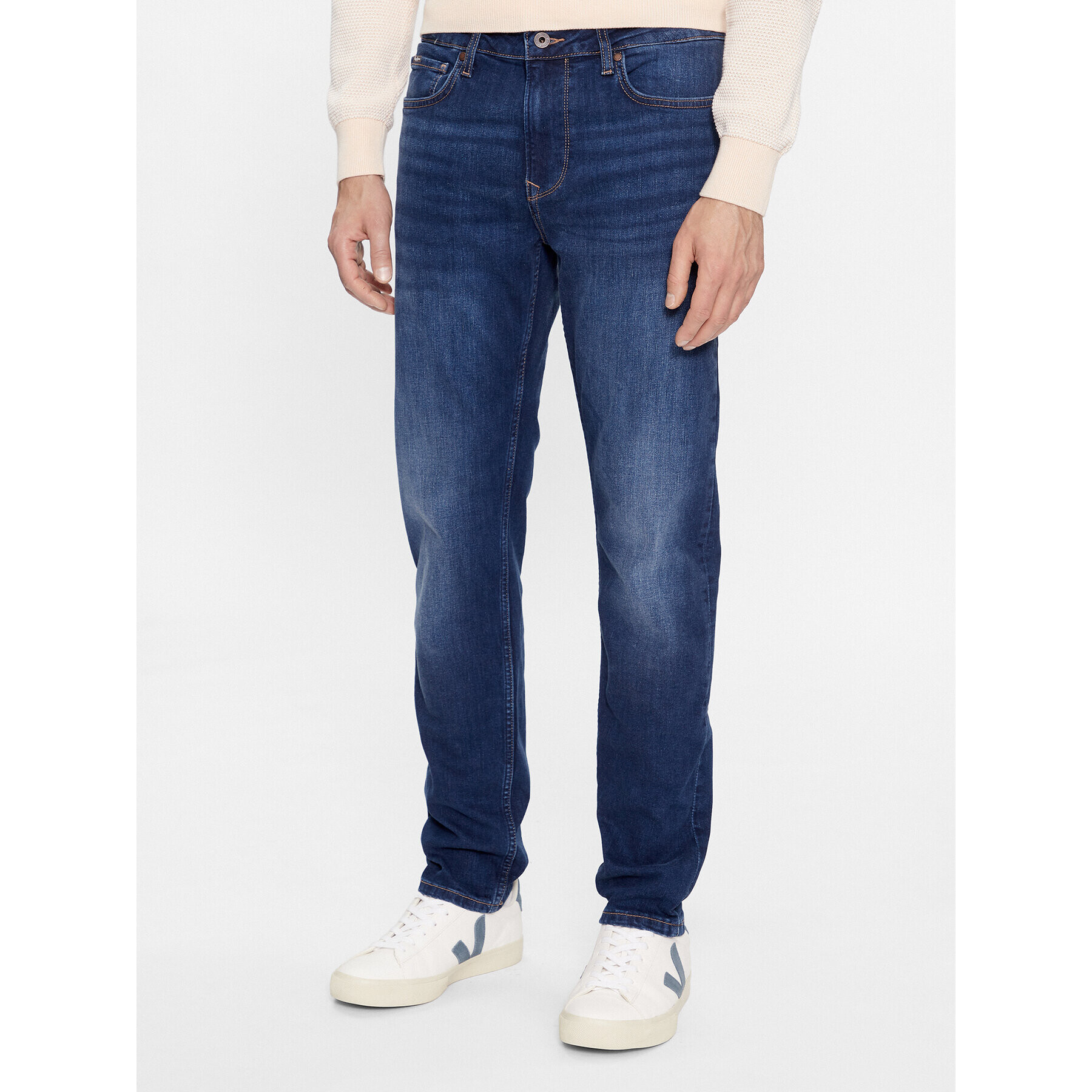 Pepe Jeans Blugi PM207388CT4 Bleumarin Slim Fit - Pled.ro