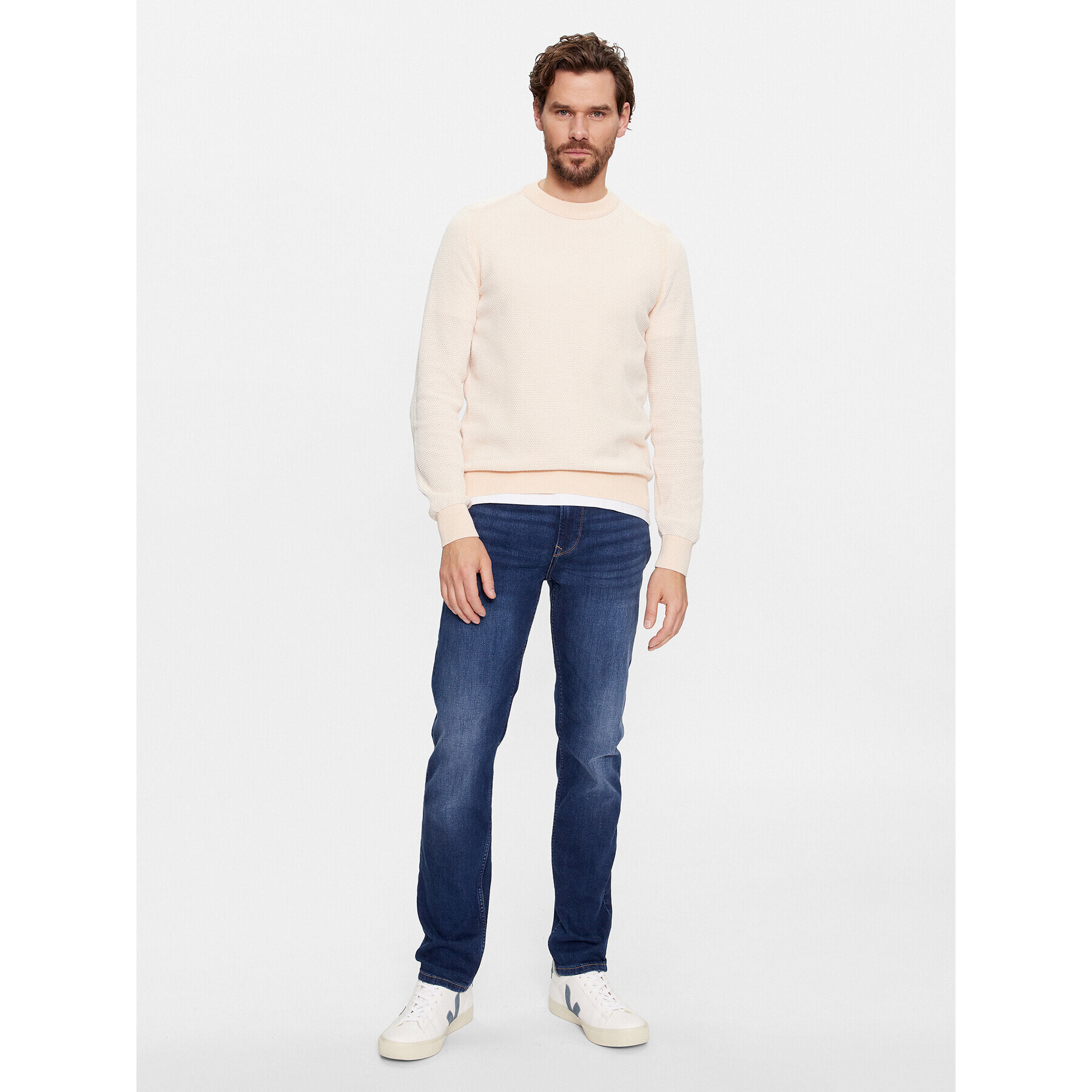 Pepe Jeans Blugi PM207388CT4 Bleumarin Slim Fit - Pled.ro