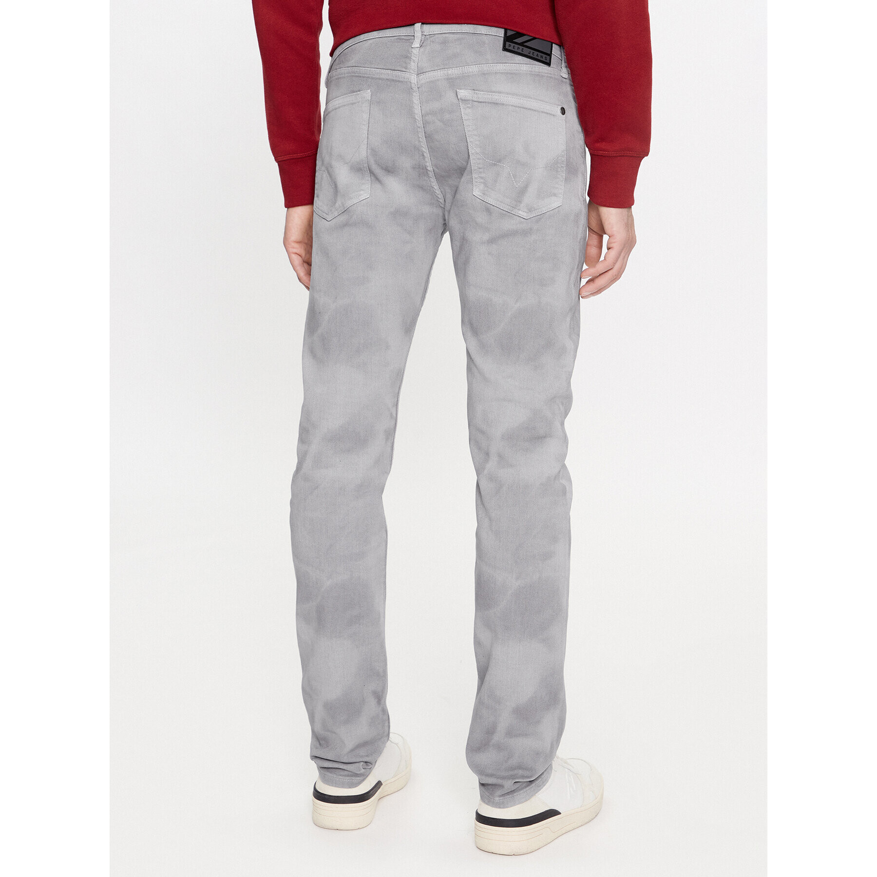 Pepe Jeans Blugi PM207399 Gri Slim Fit - Pled.ro