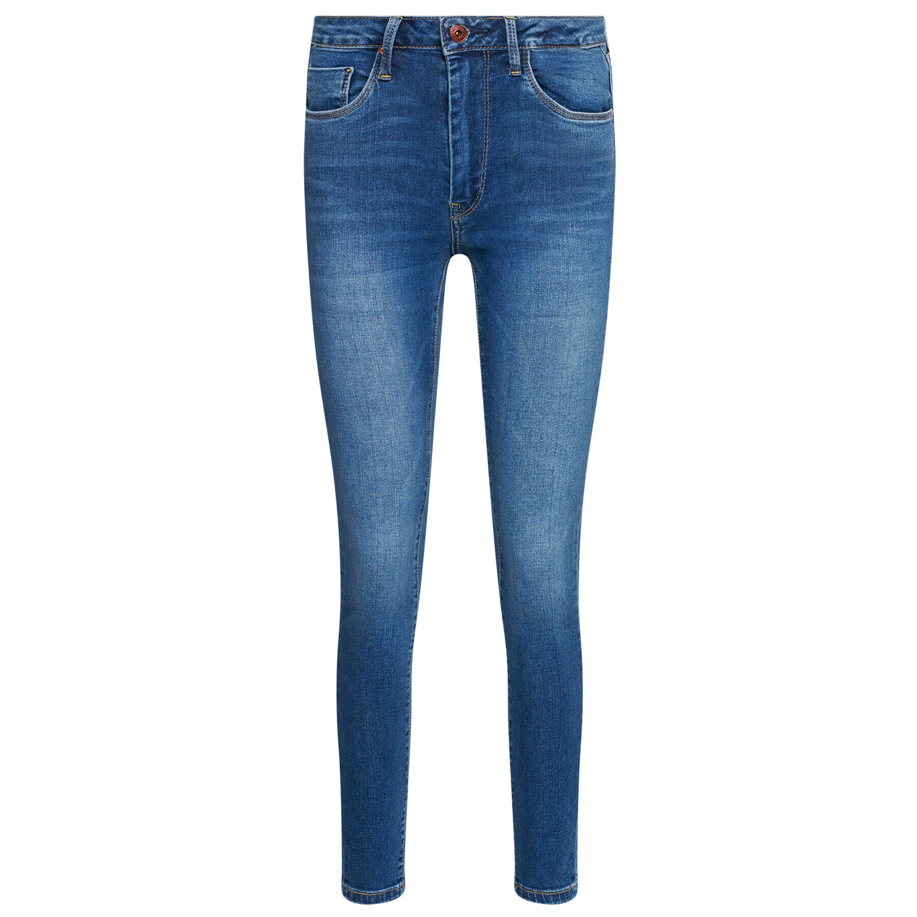 Pepe Jeans Blugi Regent PL200398 Albastru Skinny Fit - Pled.ro