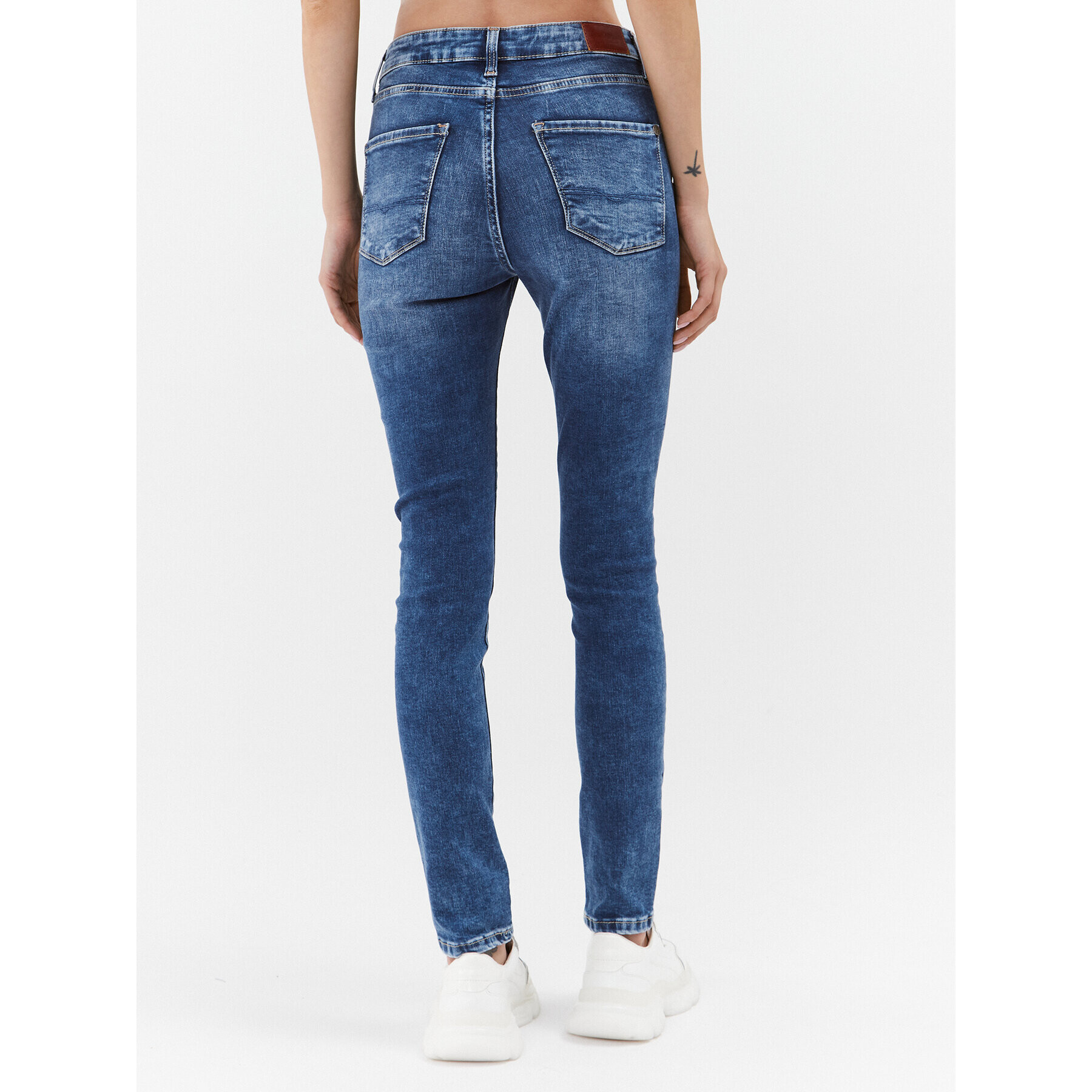 Pepe Jeans Blugi Regent PL204171 Albastru Skinny Fit - Pled.ro