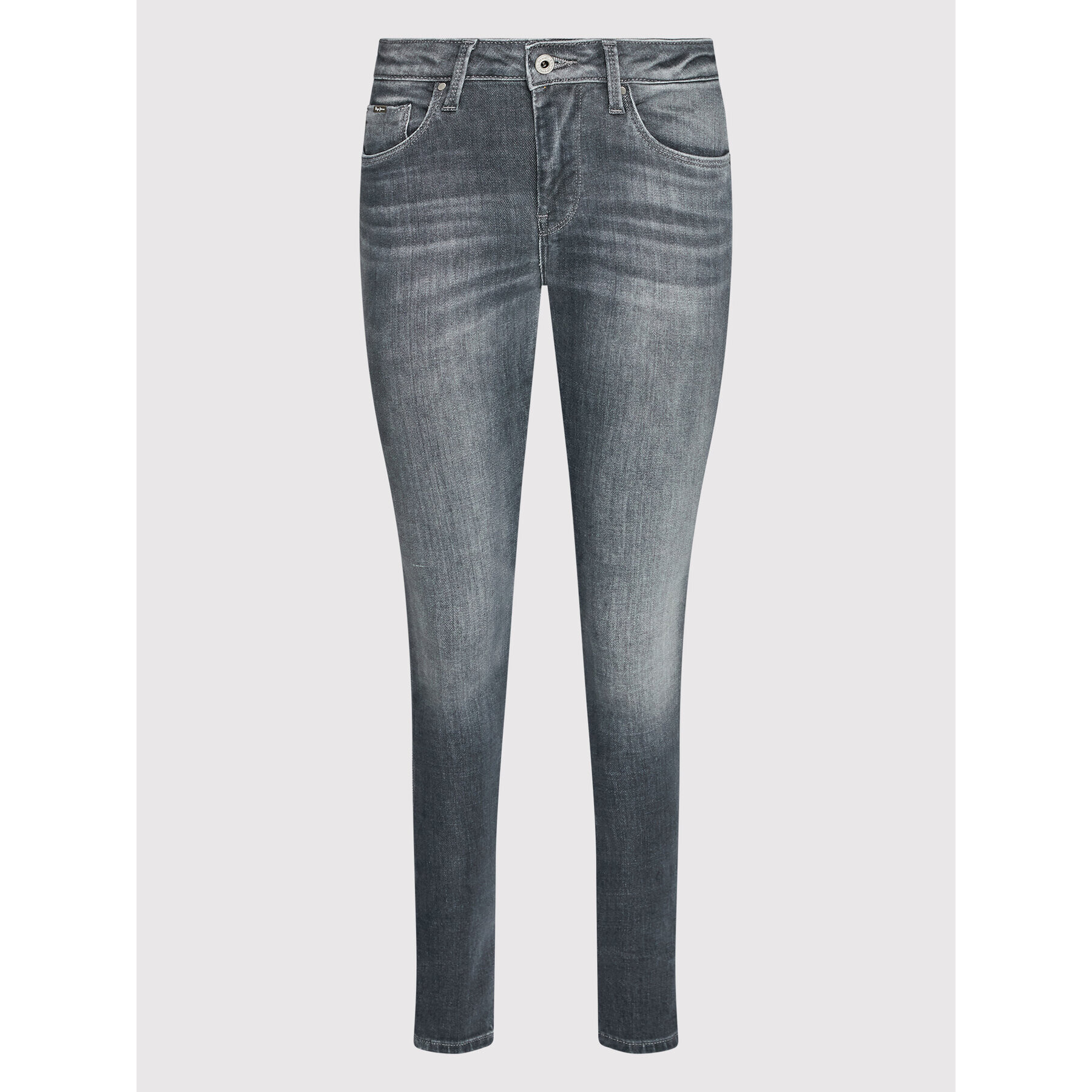 Pepe Jeans Blugi Regent PL204171 Gri Skinny Fit - Pled.ro