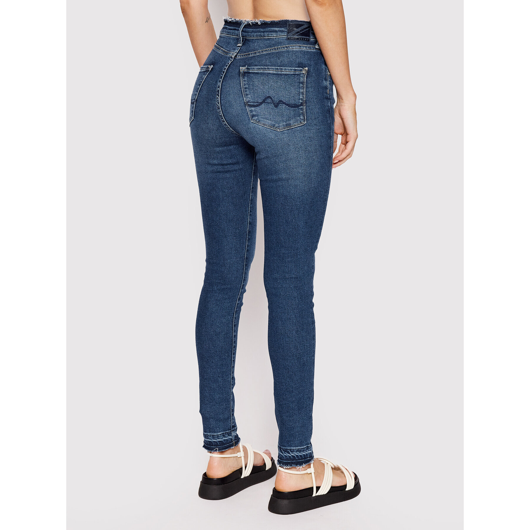 Pepe Jeans Blugi Regent Reclaim PL204297 Albastru Skinny Fit - Pled.ro