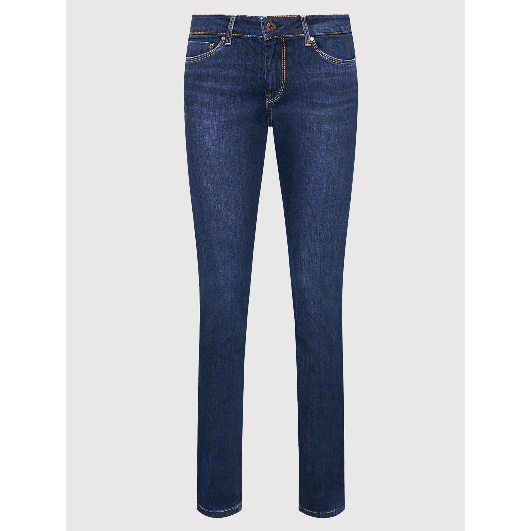 Pepe Jeans Blugi Soho PL201040 Bleumarin Skinny Fit - Pled.ro