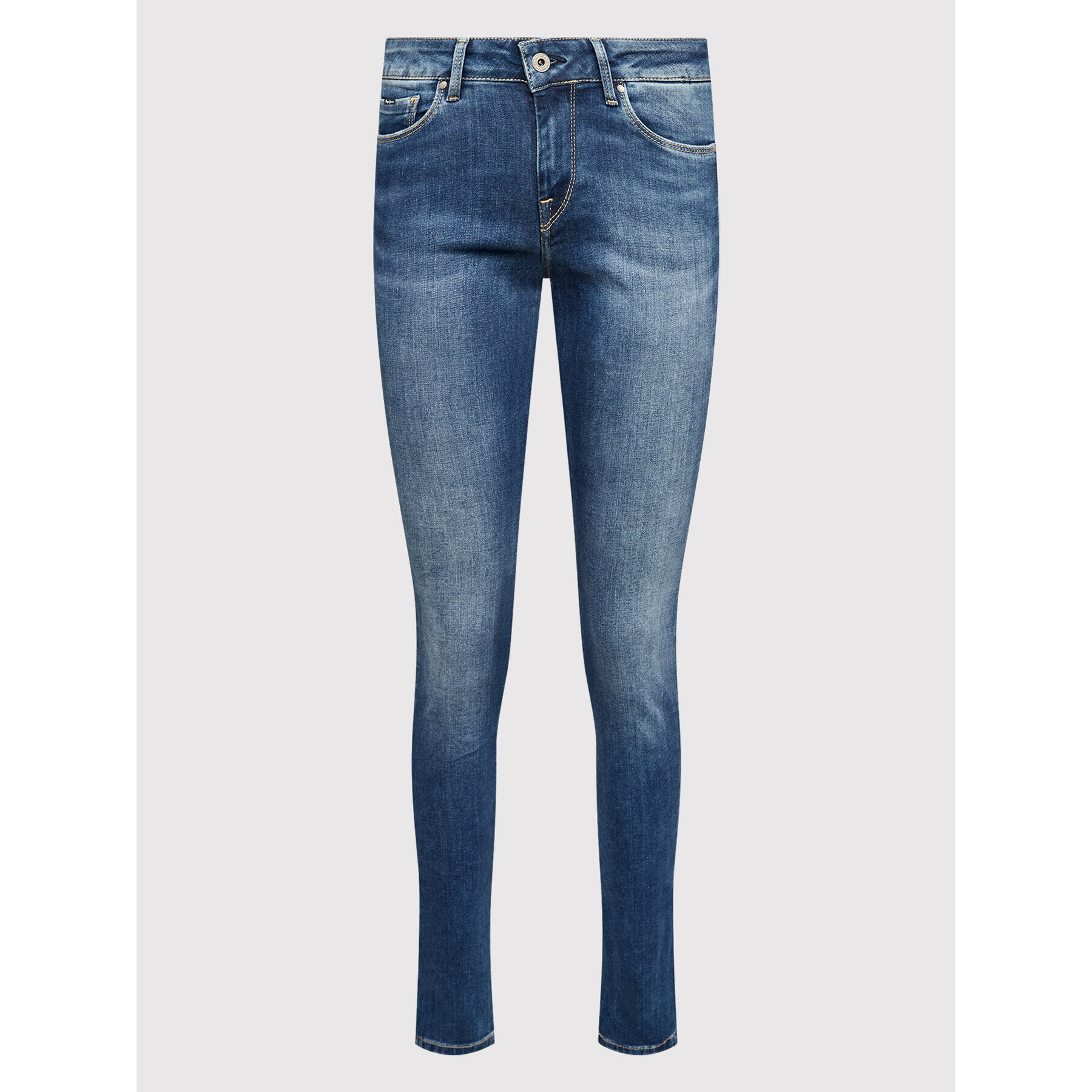 Pepe Jeans Blugi Soho PL204174 Albastru Skinny Fit - Pled.ro