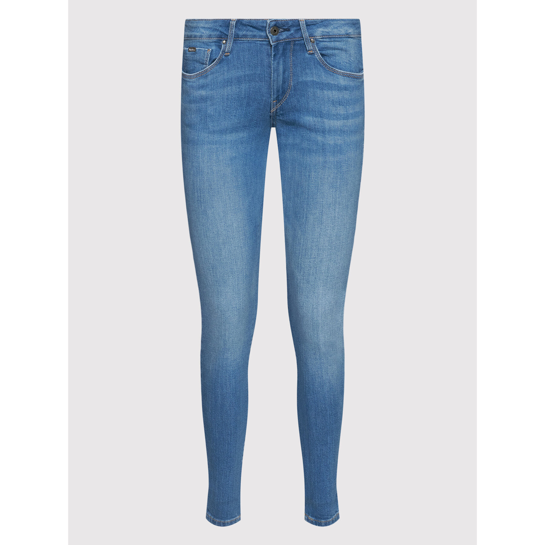 Pepe Jeans Blugi Soho PL204174 Albastru Skinny Fit - Pled.ro