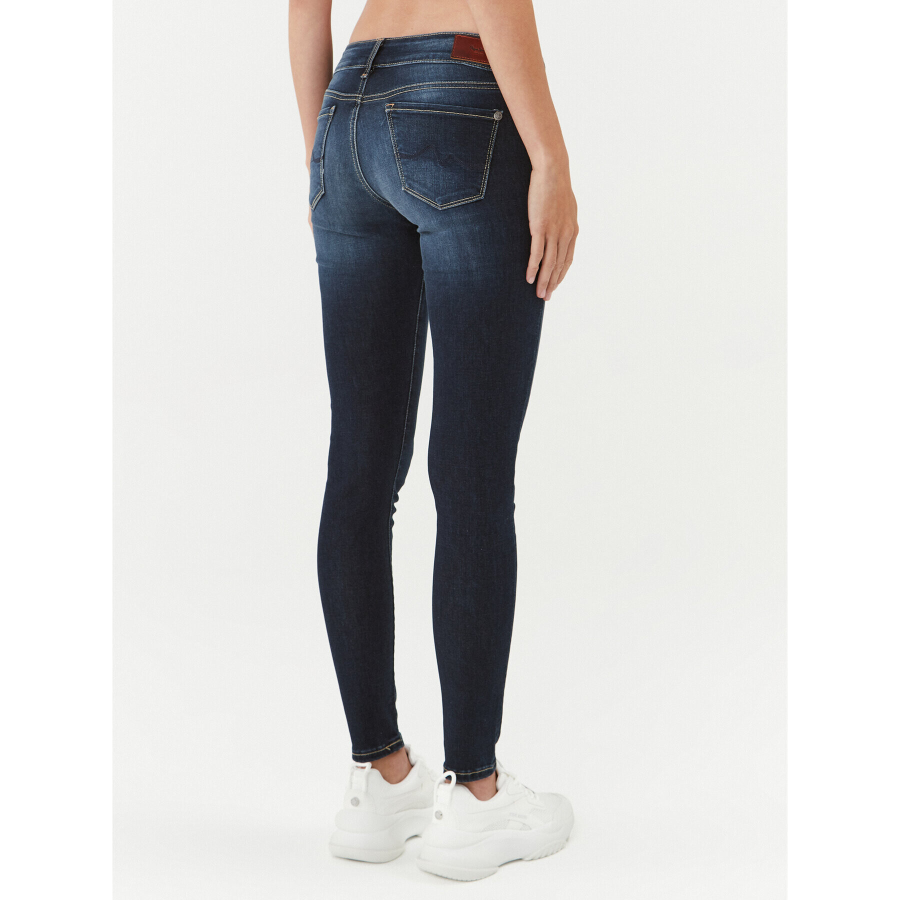 Pepe Jeans Blugi Soho PL204174 Bleumarin Skinny Fit - Pled.ro