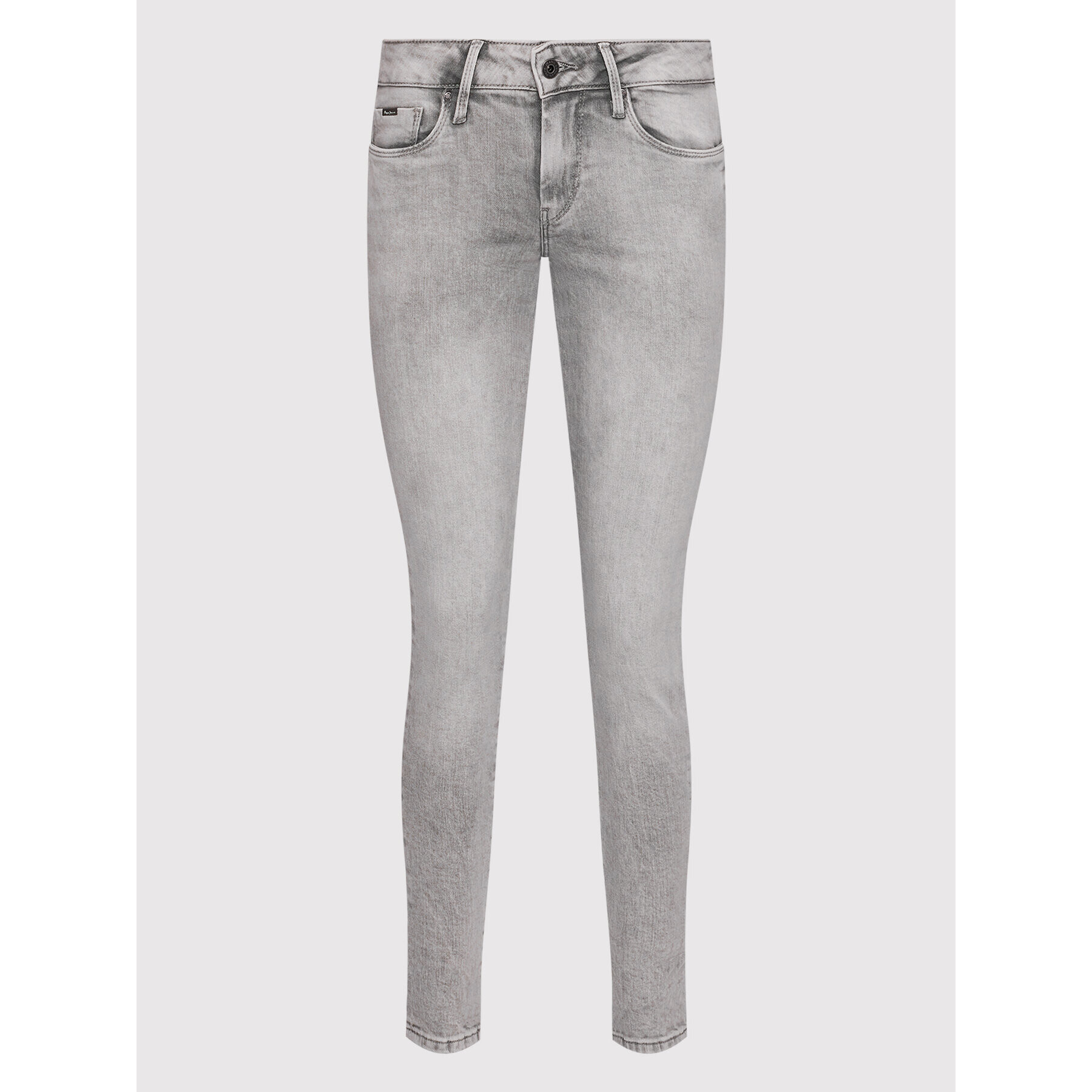 Pepe Jeans Blugi Soho PL204174 Gri Skinny Fit - Pled.ro