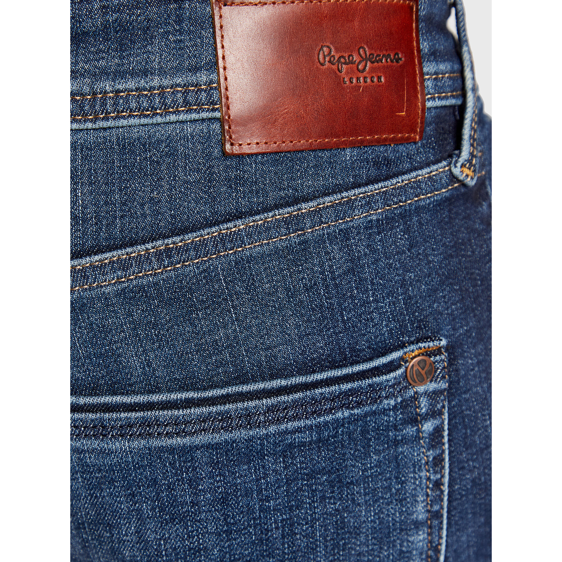 Pepe Jeans Blugi Stanley PM206326 Albastru Taper Fit - Pled.ro