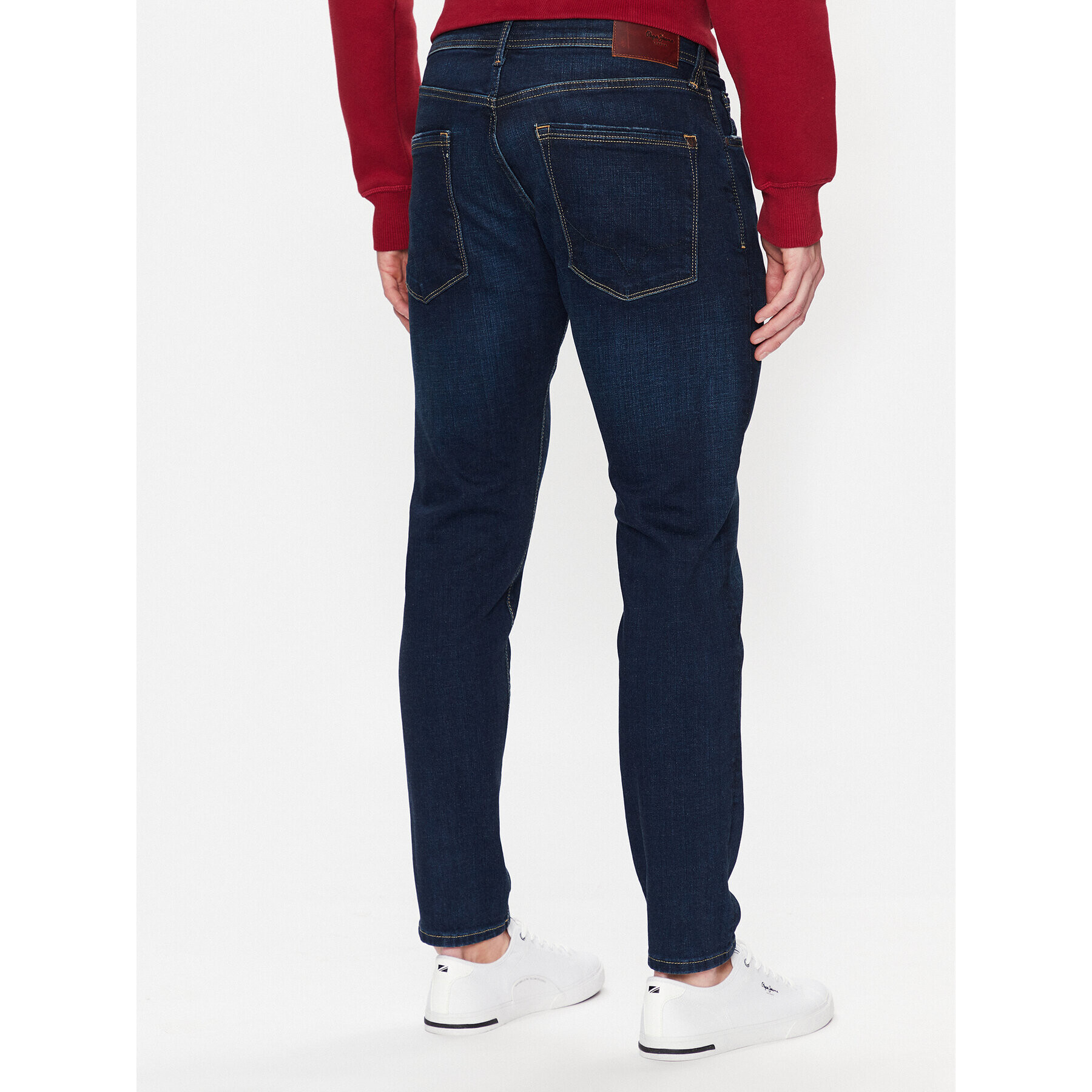 Pepe Jeans Blugi Stanley PM206326 Albastru Taper Fit - Pled.ro