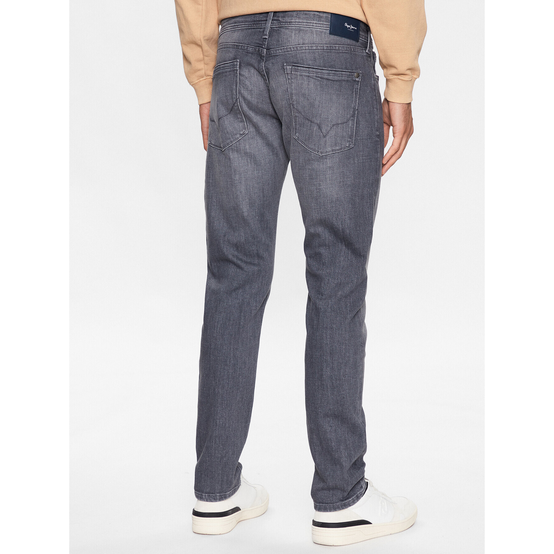 Pepe Jeans Blugi Stanley PM206326 Gri Taper Fit - Pled.ro