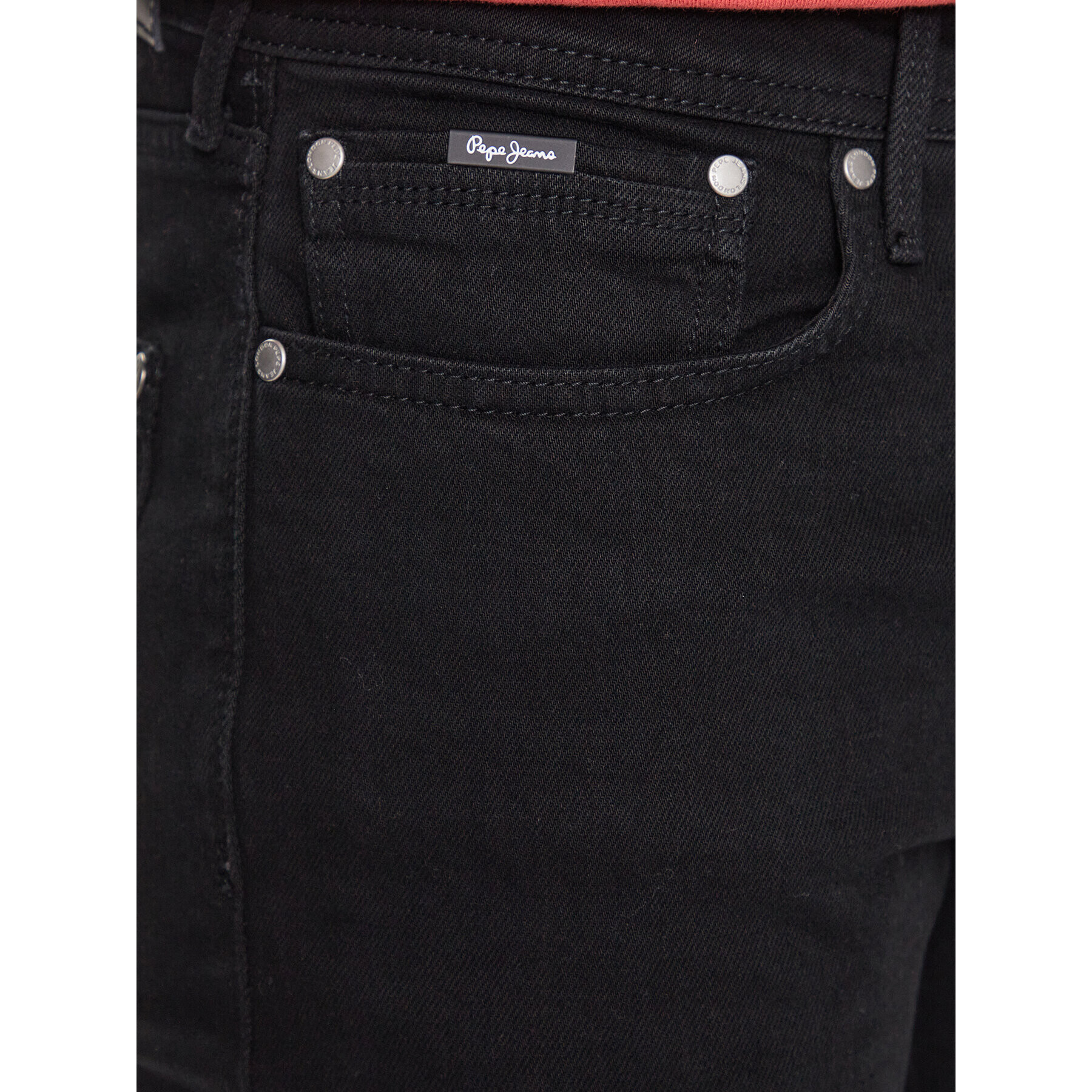 Pepe Jeans Blugi Stanley PM206326 Negru Slim Fit - Pled.ro