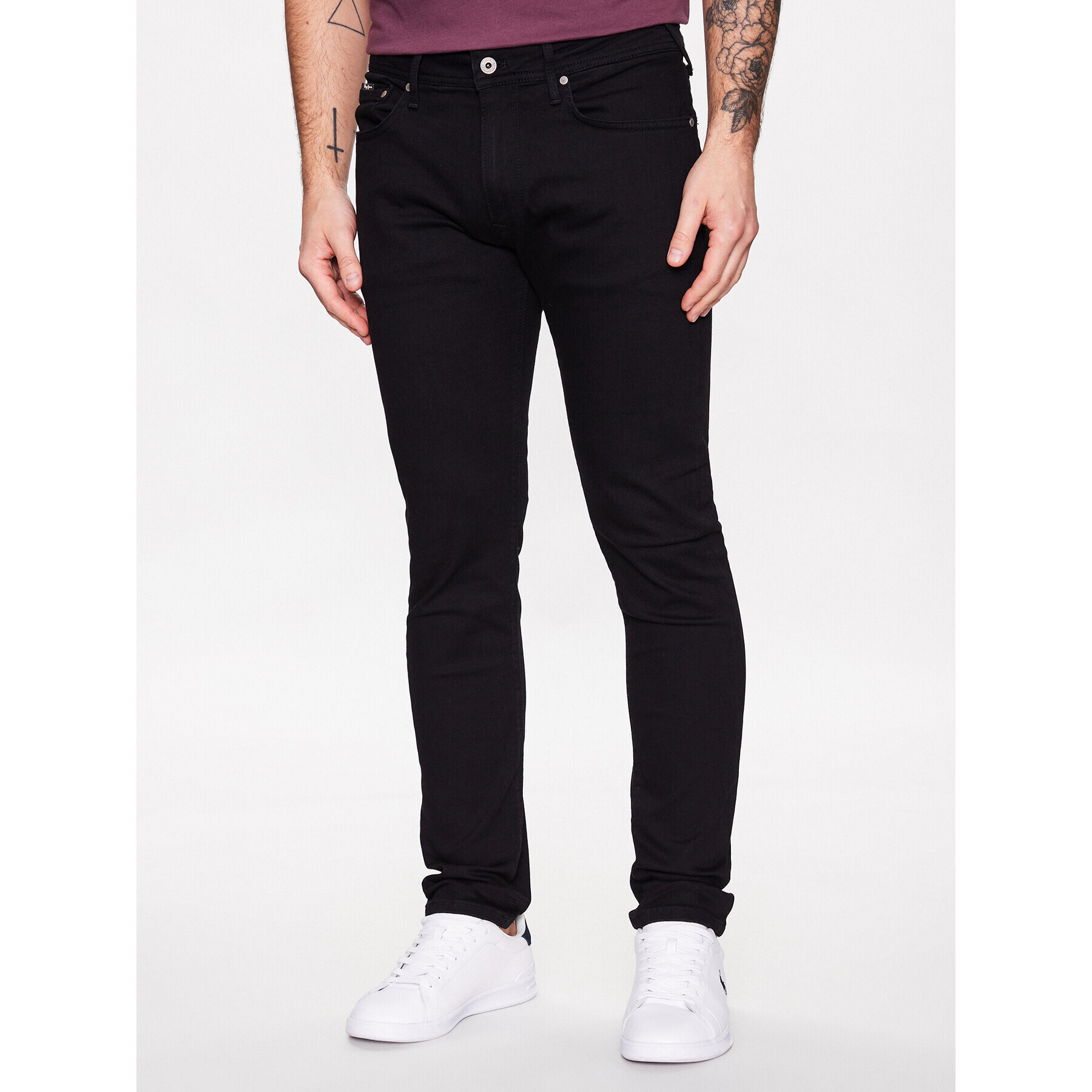 Pepe Jeans Blugi Stanley PM206326XE5 Albastru Regular Fit - Pled.ro