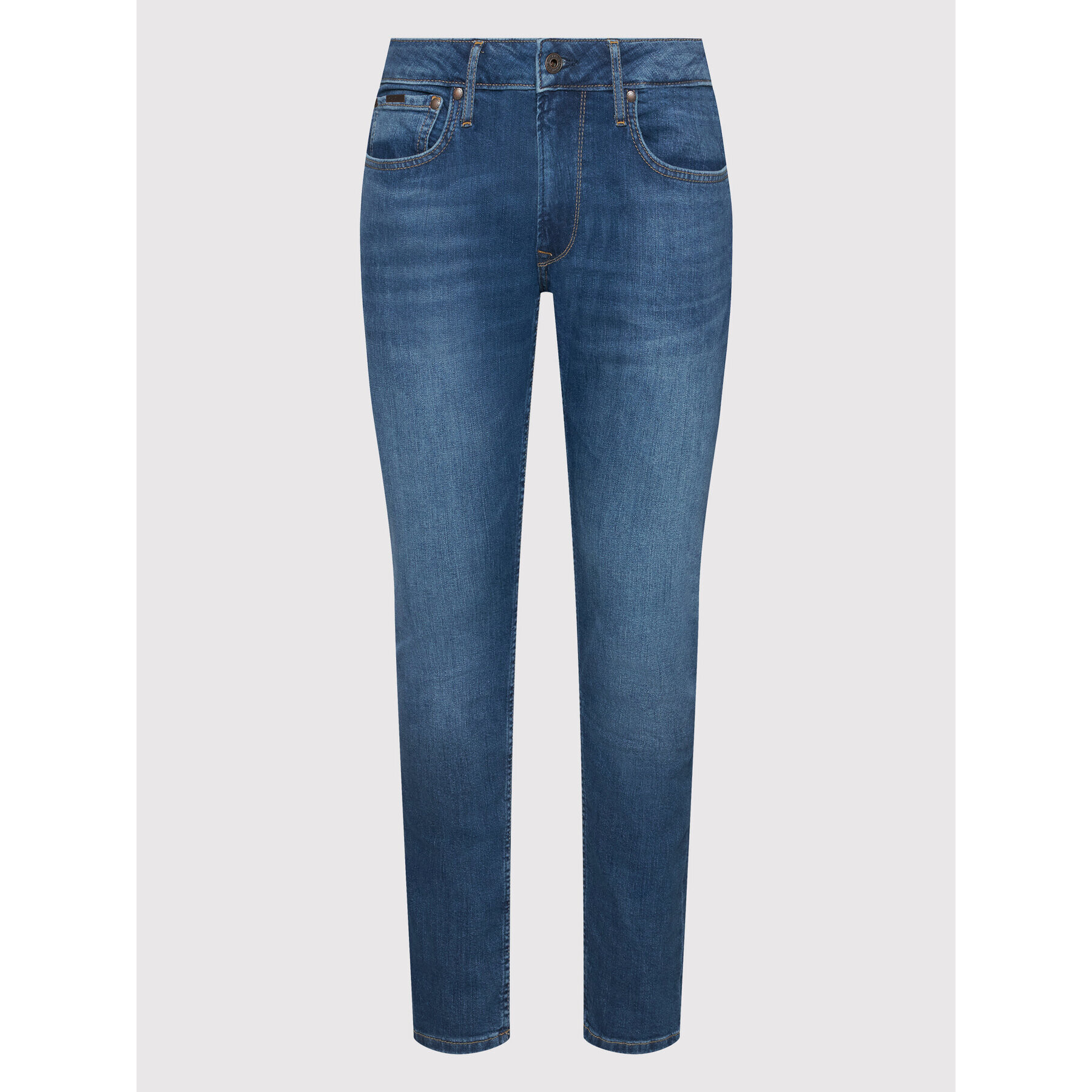 Pepe Jeans Blugi Stanley PM206327 Albastru Slim Fit - Pled.ro