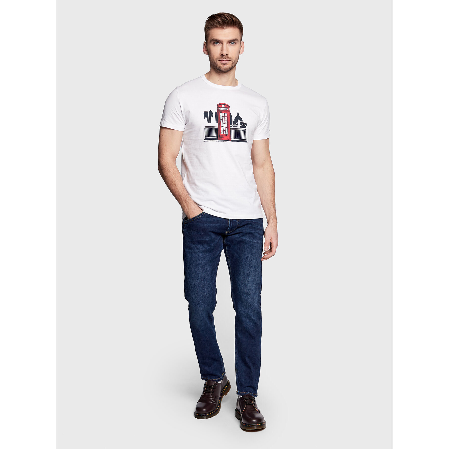 Pepe Jeans Blugi Track PM206328 Bleumarin Regular Fit - Pled.ro