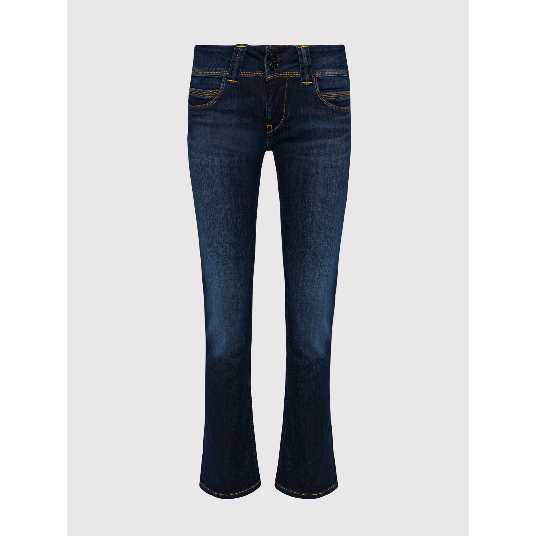 Pepe Jeans Blugi Venus PL200029 Bleumarin Straight Fit - Pled.ro