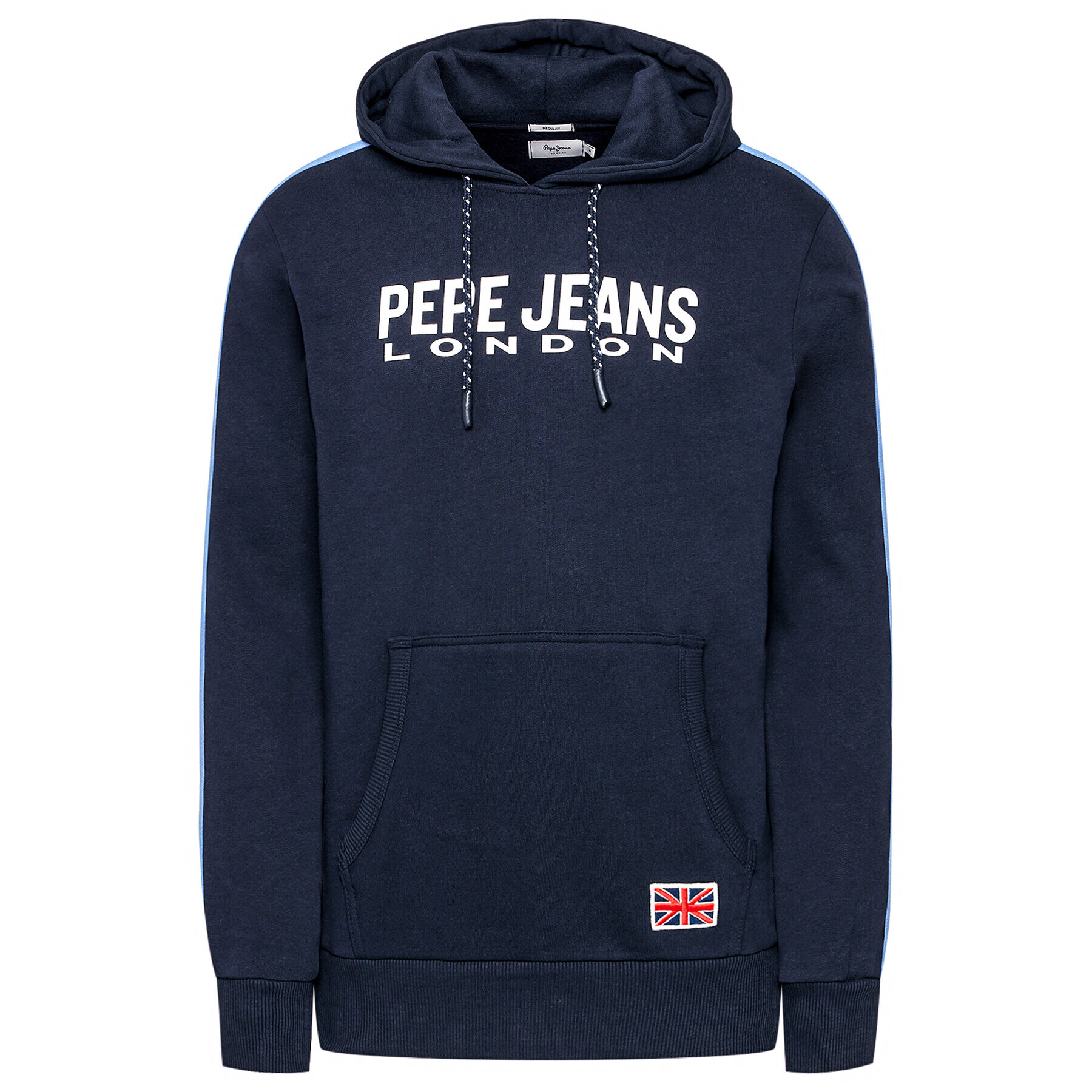 Pepe Jeans Bluză Andre PM582003 Bleumarin Regular Fit - Pled.ro